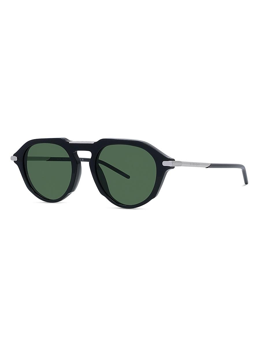 Mens GV One 50MM Round Sunglasses Product Image