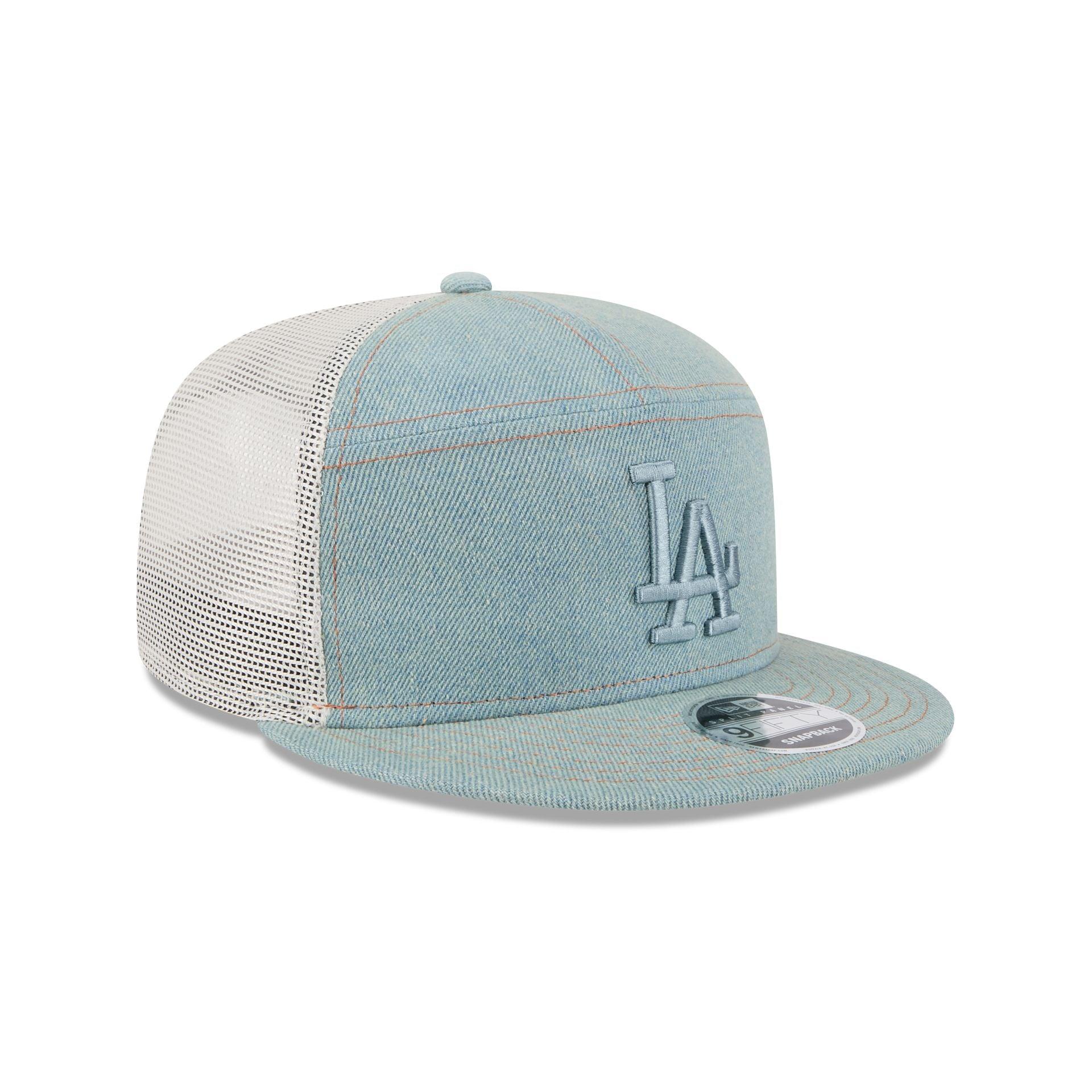 UCLA Bruins Denim Split Panel 9FIFTY Trucker Hat Male Product Image