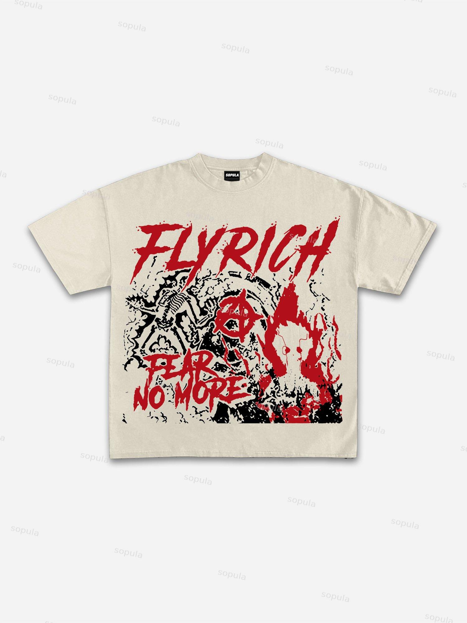 Unisex Fly Rich Graphic T-Shirt Product Image