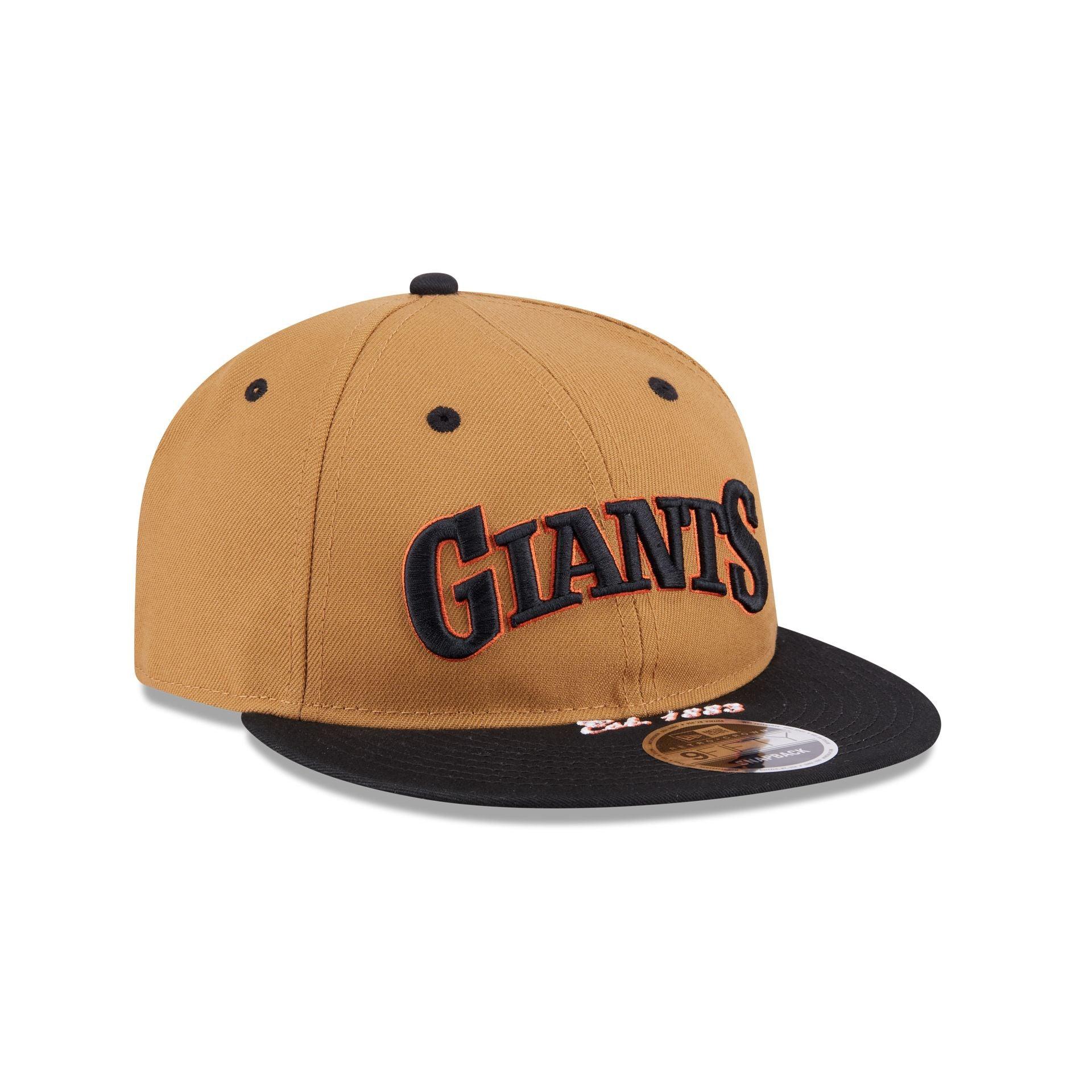 San Francisco Giants Wheat Retro Crown 9FIFTY Snapback Hat Male Product Image