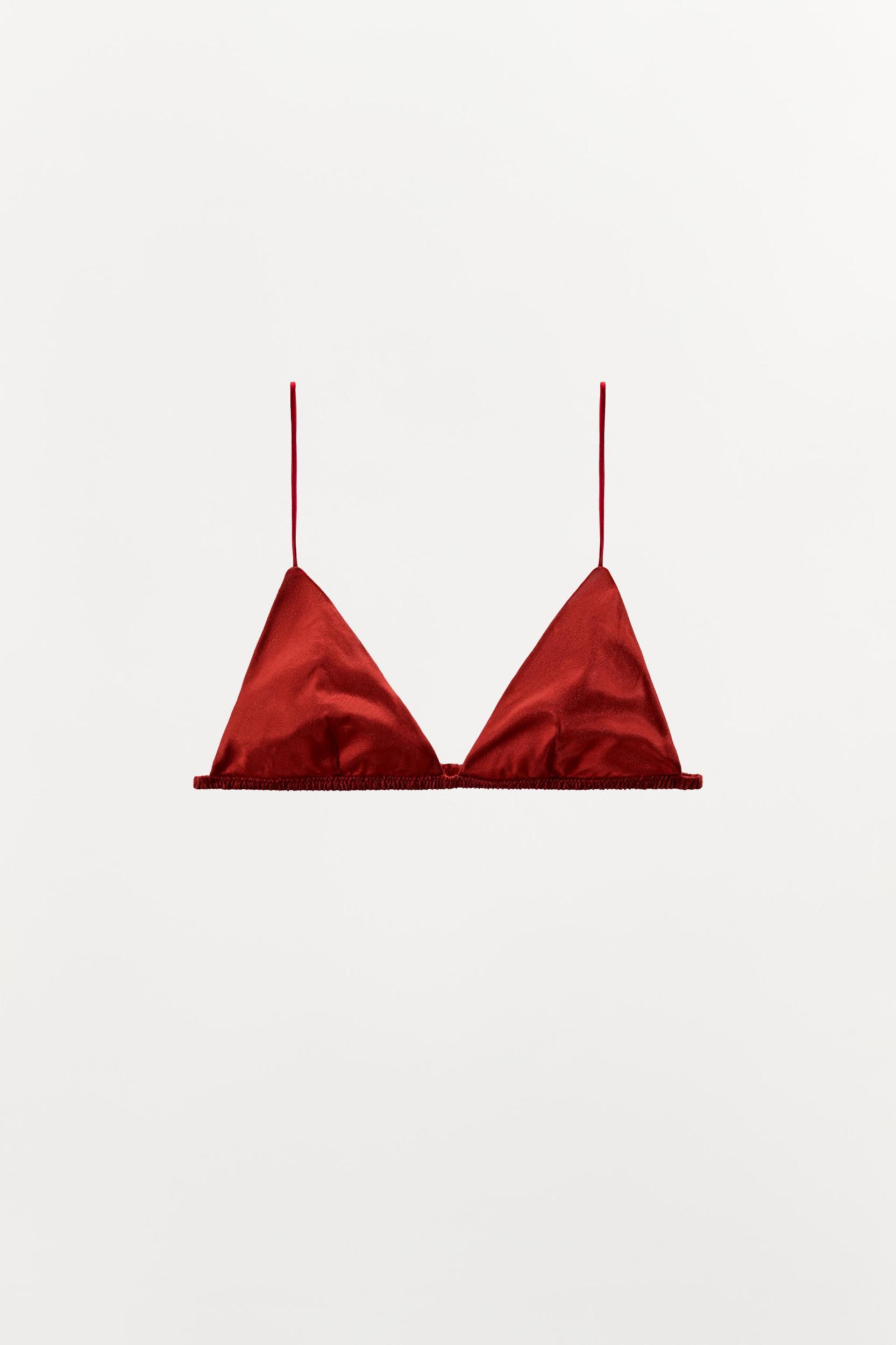 TRIANGLE BRALETTE WITH SILK Product Image