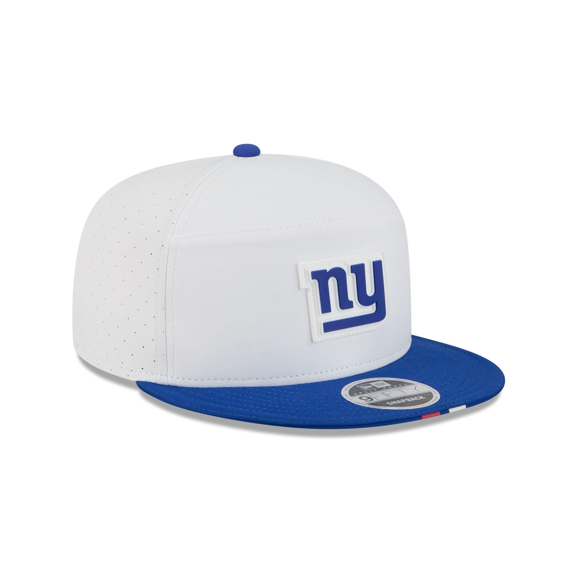 New York Giants 2025 Training Split Panel 9FIFTY Snapback Hat Male Product Image
