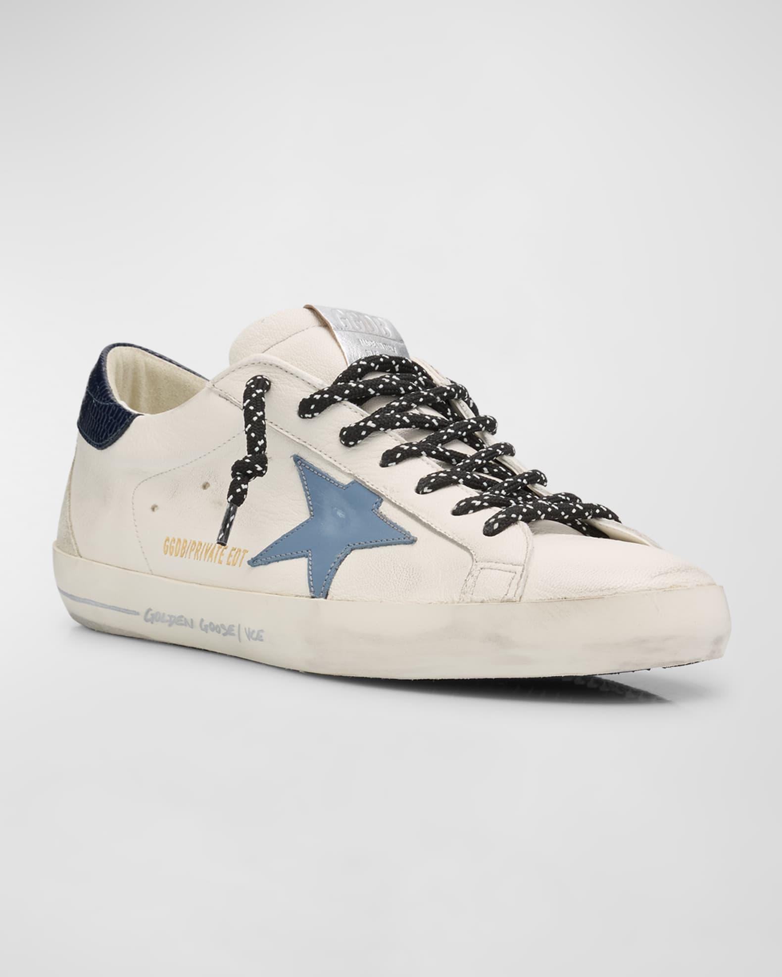Men's Superstar Leather Low-Top Sneakers Product Image