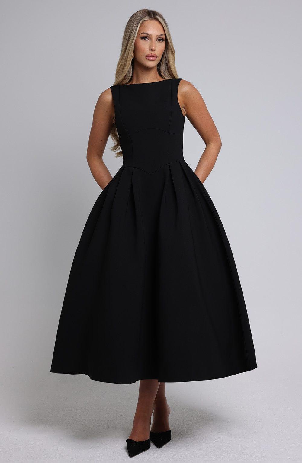 Clarabella Midi Dress - Black Product Image