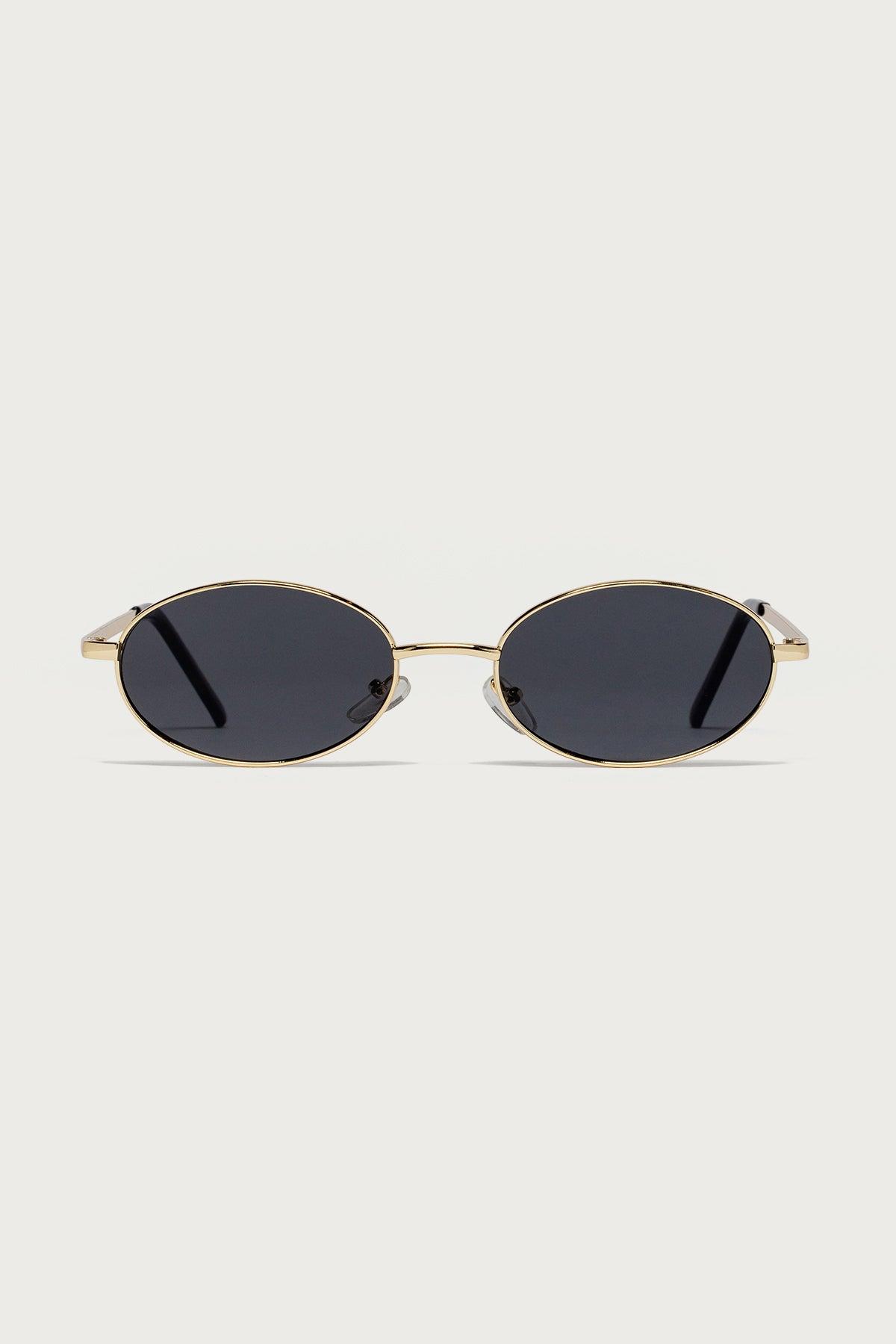 Naomie Oval Metal Sunglasses Product Image
