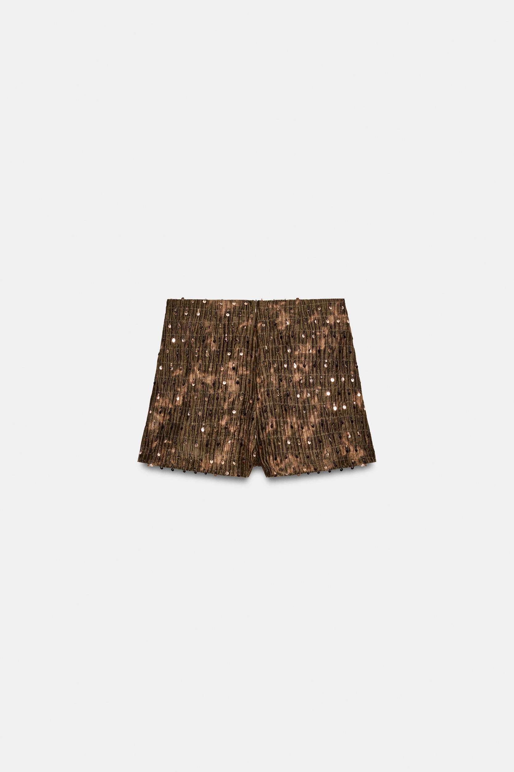 SEQUIN WRAP SKORT Product Image
