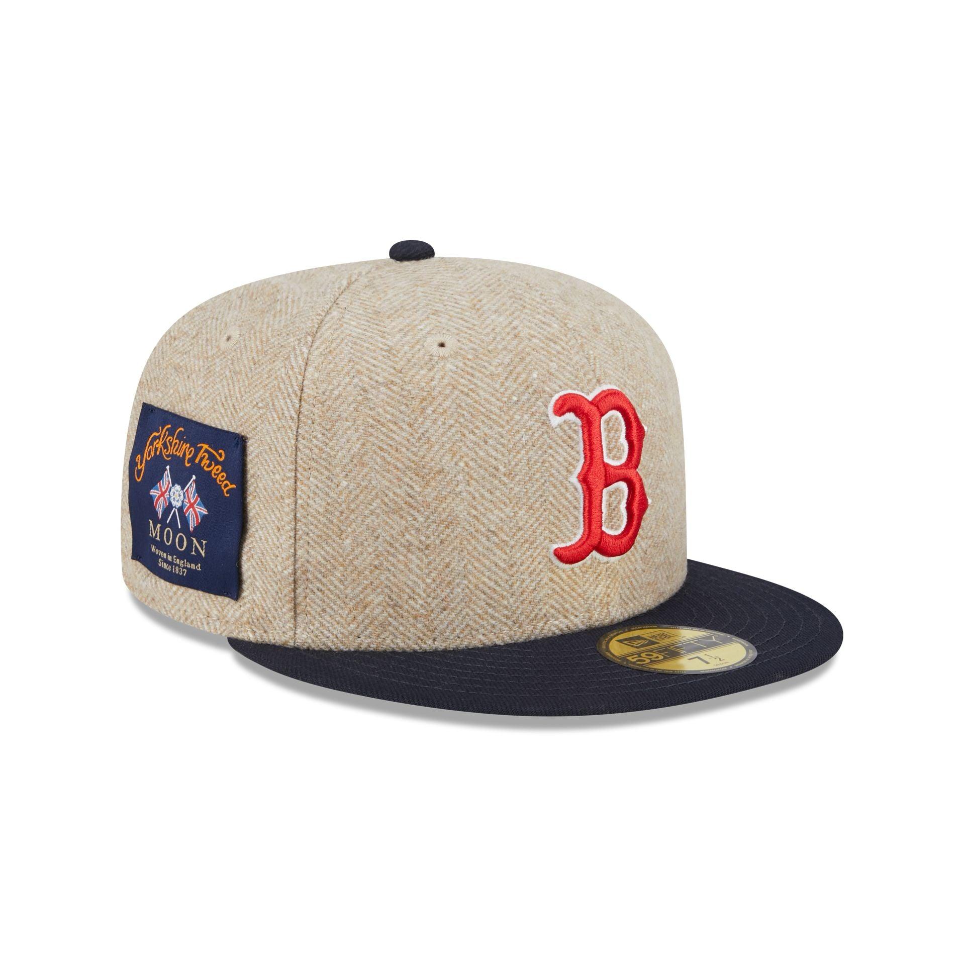 Boston Red Sox Herringbone Moon 59FIFTY Fitted Hat Male Product Image