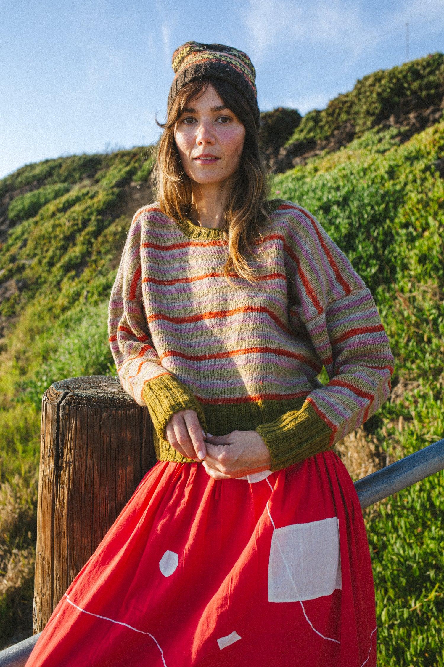 The Red-Striped Pull-Over Product Image