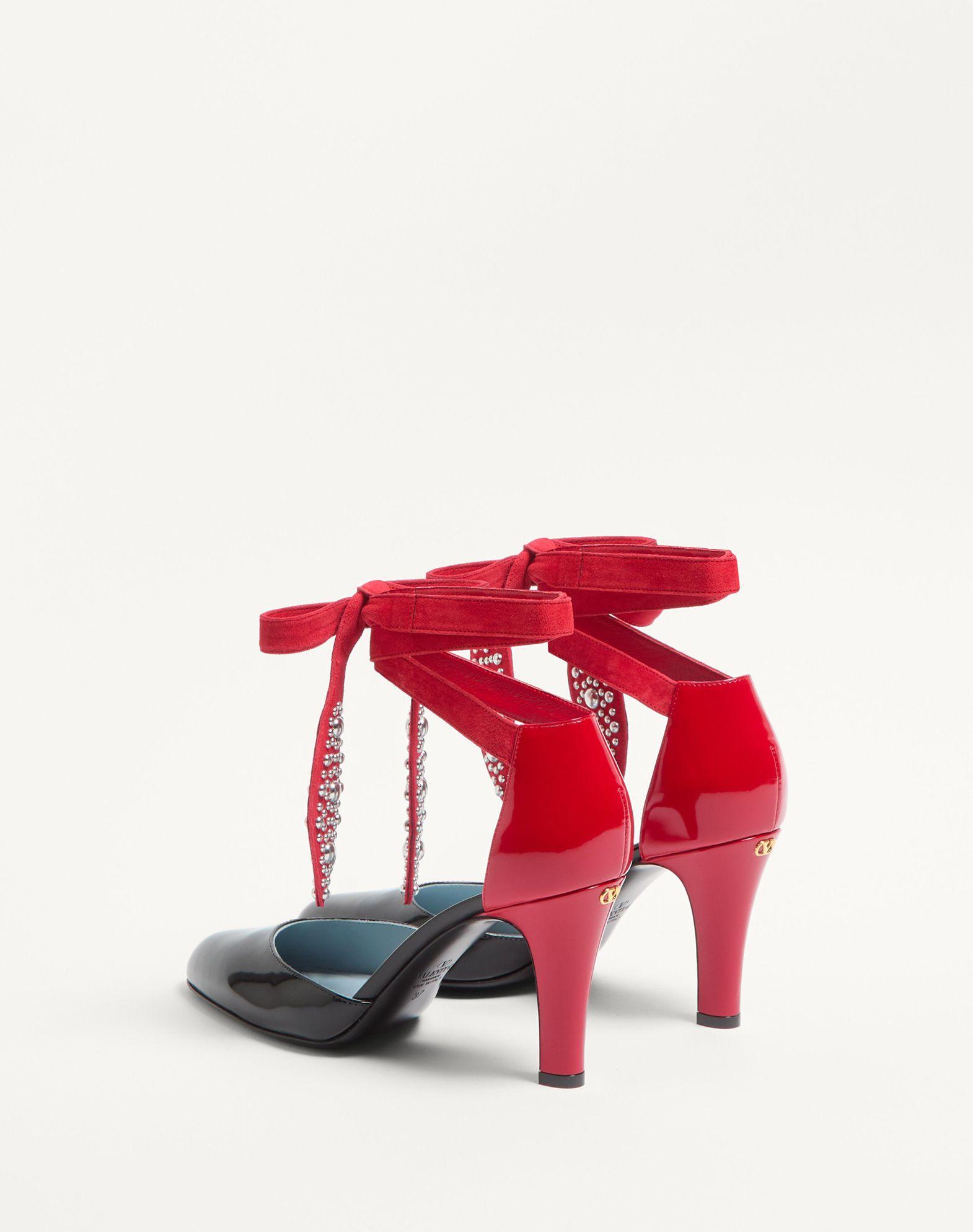 Foliefoliage Pumps In Abrasive Calfskin 85Mm Product Image