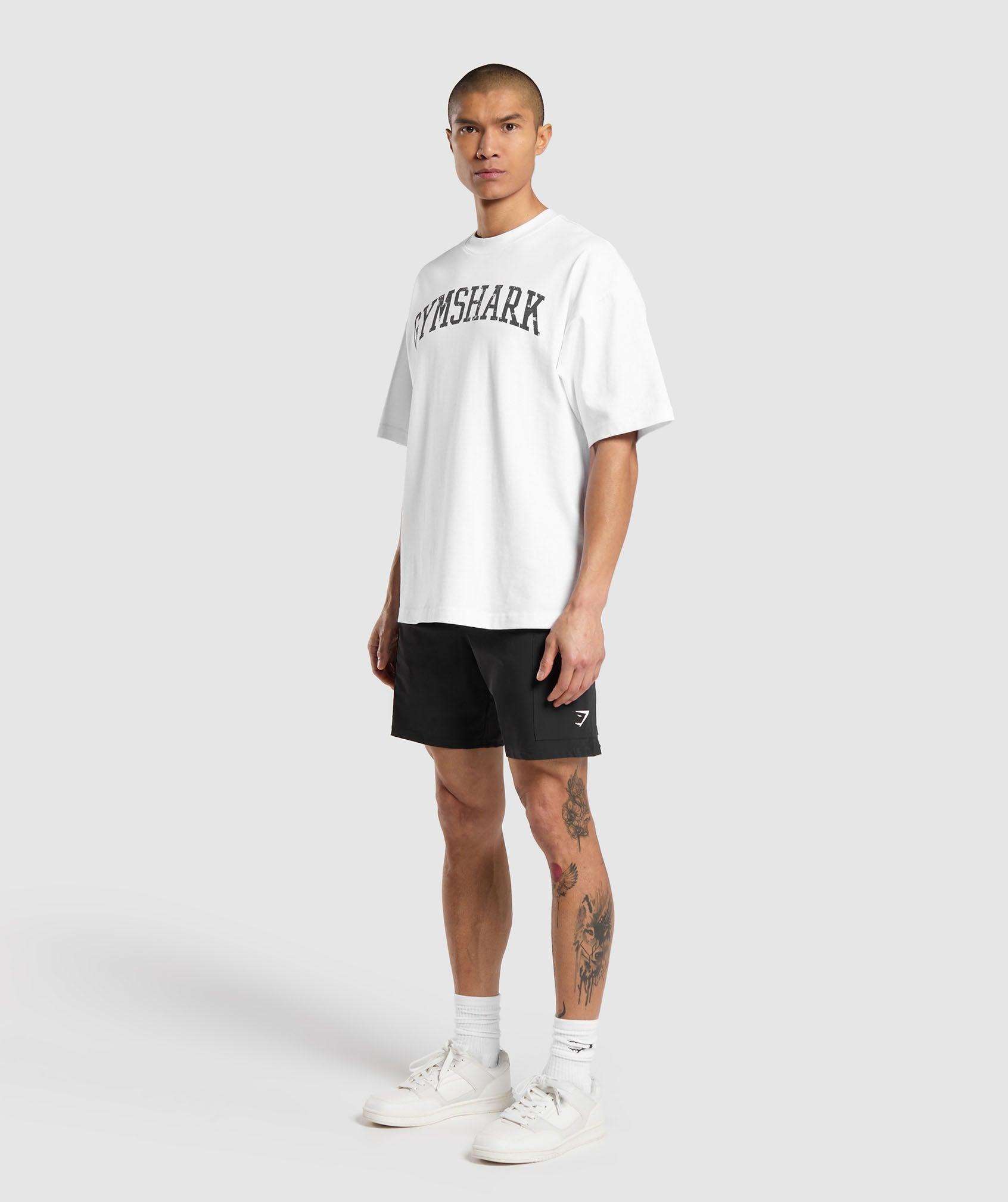 Gymshark Rest Day 6" Cargo Shorts - Black Male Product Image