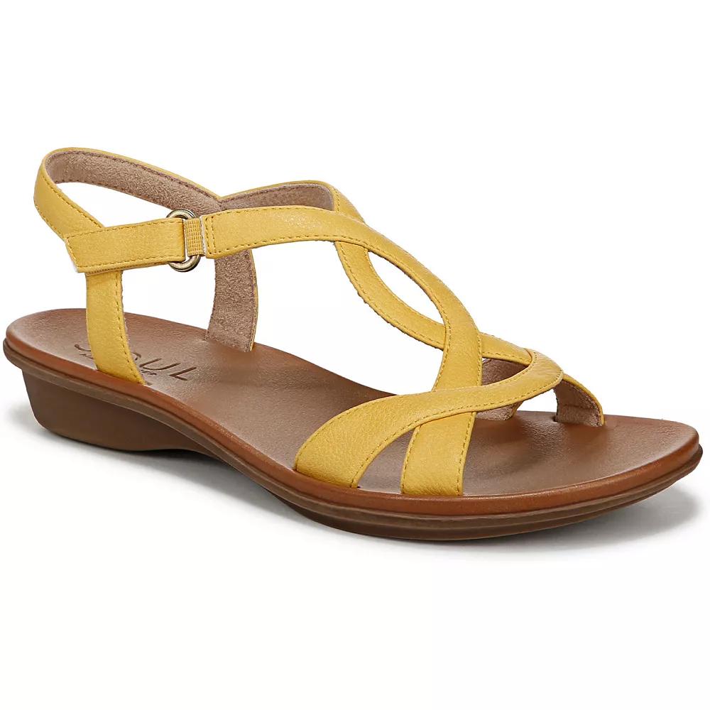 SOUL Naturalizer Solo Women's Sandals, Size: 6, Yellow Faux Product Image
