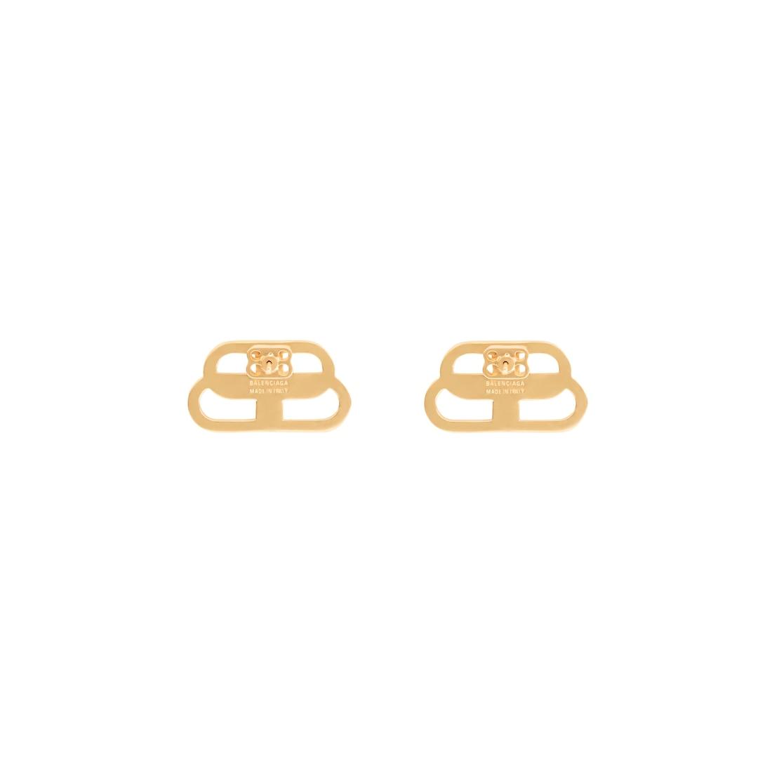Women's Bb S Stud Earrings in Gold Product Image