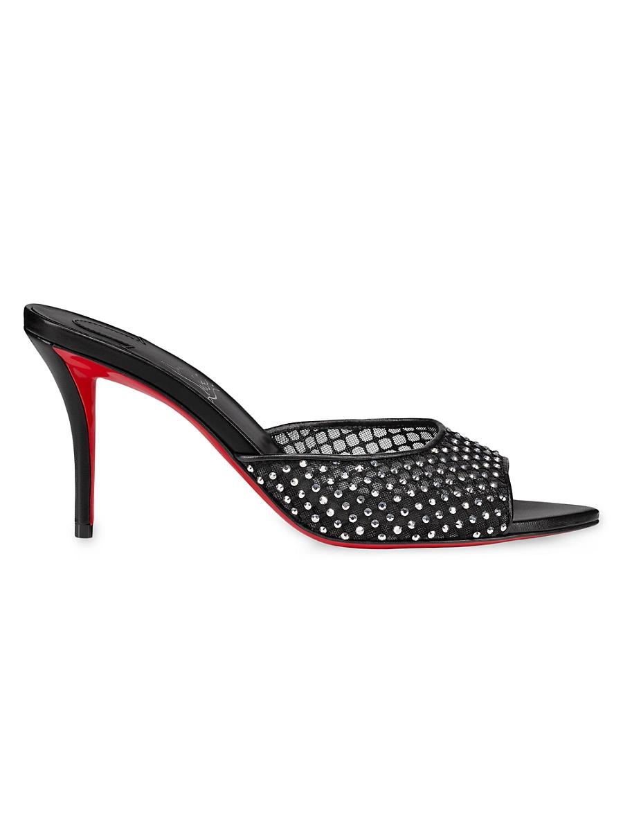 Womens Apostropha 80MM Mules Mesh Strass Product Image