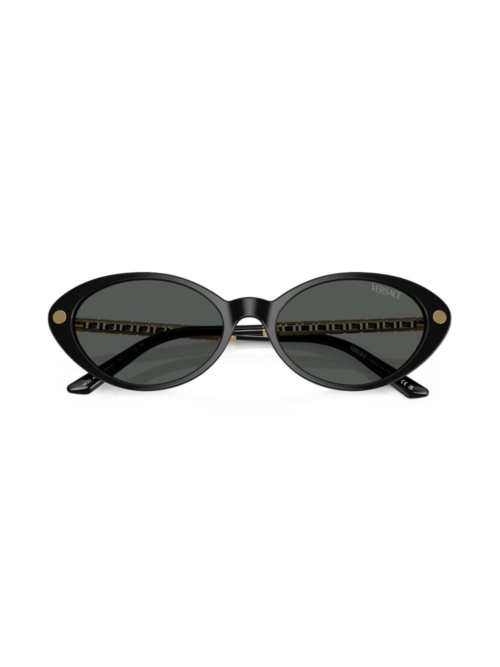 Greca-detail cat eye-frame sunglasses Product Image