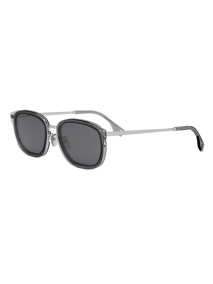 Mens Fendi Travel 45MM Oval Sunglasses Product Image