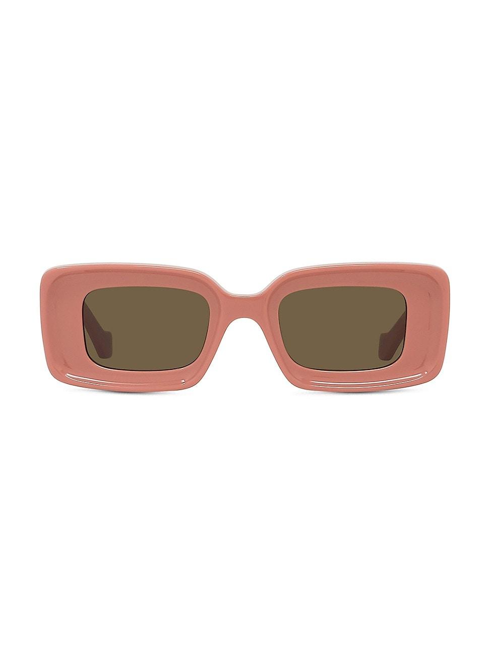 Womens Chunky Anagram Rectangle Sunglasses Product Image