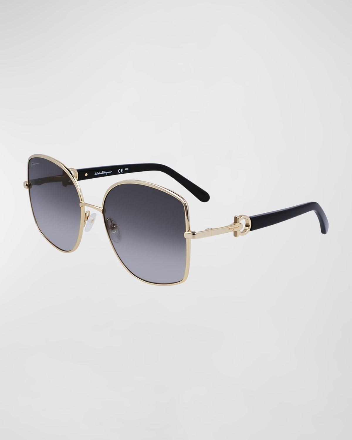 Gancini Acetate & Metal Butterfly Sunglasses Product Image