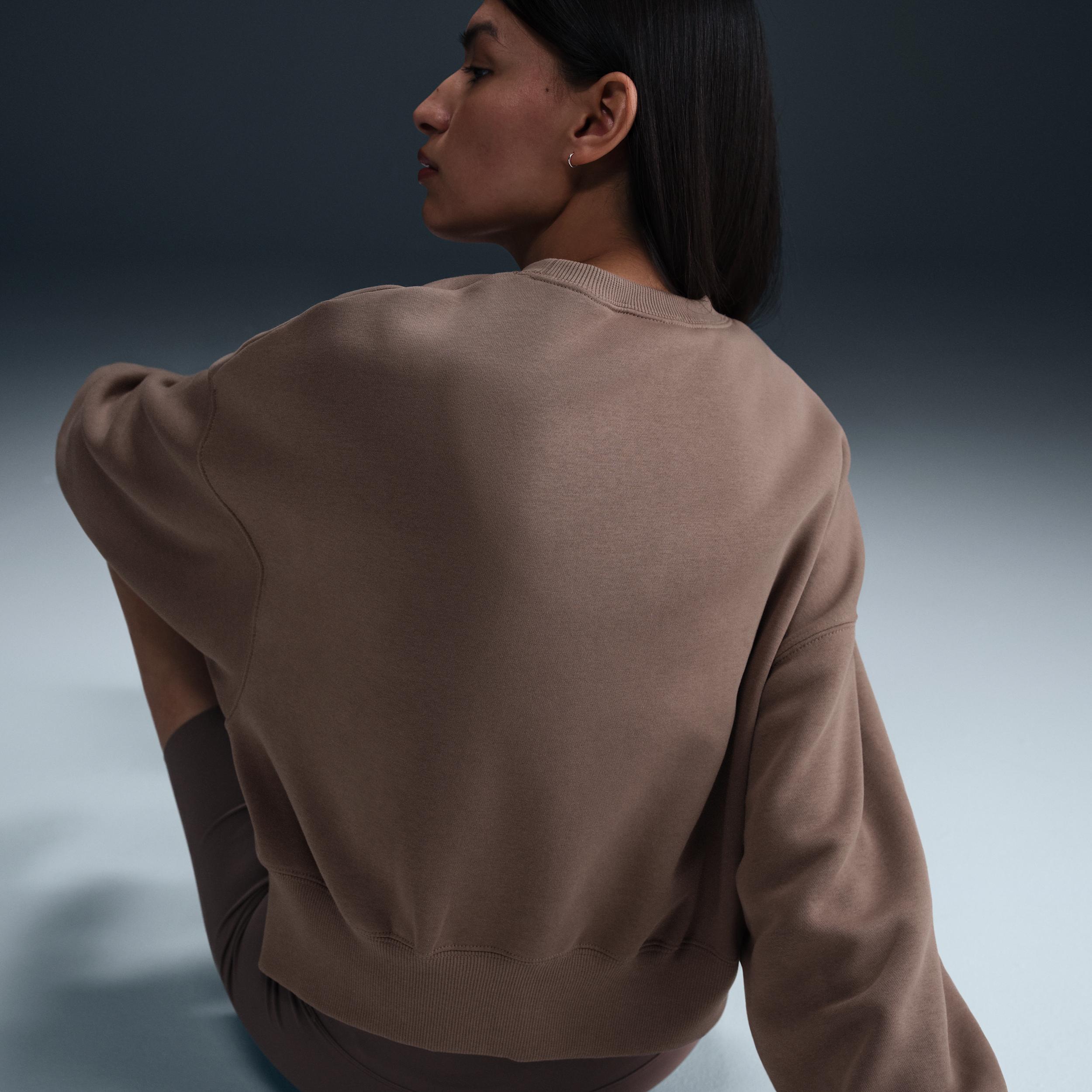 Womens Nike Sportswear Phoenix Fleece Over-Oversized Crew-Neck Sweatshirt | DQ5761-233 Product Image