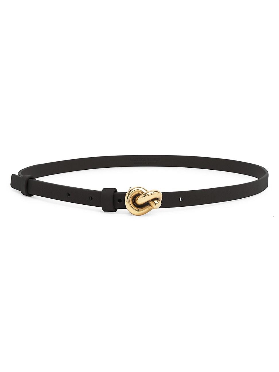 Womens Leather Knot Belt Product Image