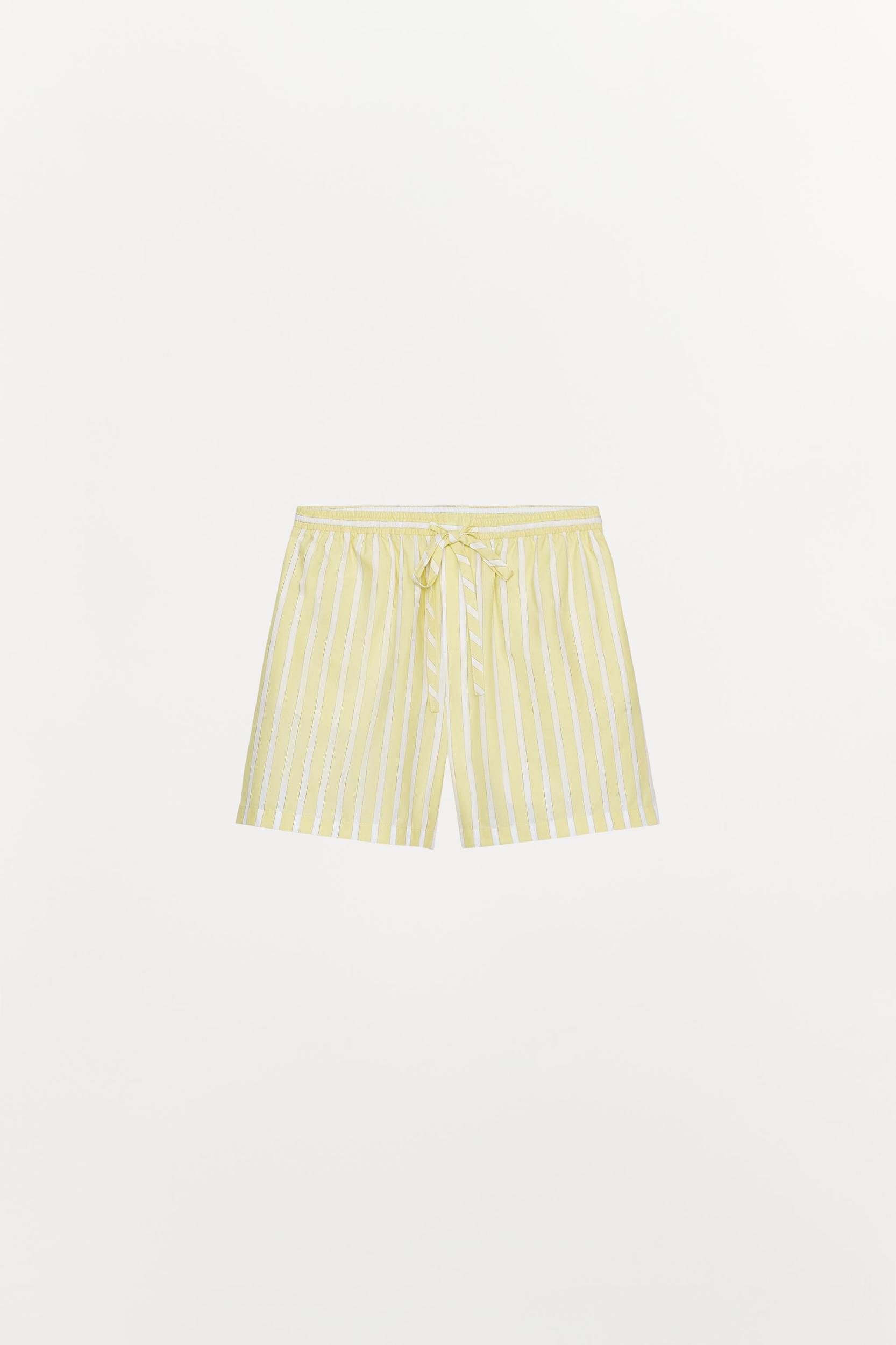 STRIPED PAJAMA SHORTS Product Image