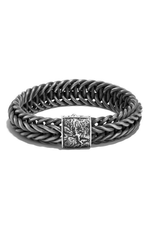 John Hardy Men's Kami Classic Chain Rope Bracelet in Silver at Nordstrom, Size Xx-Large Product Image
