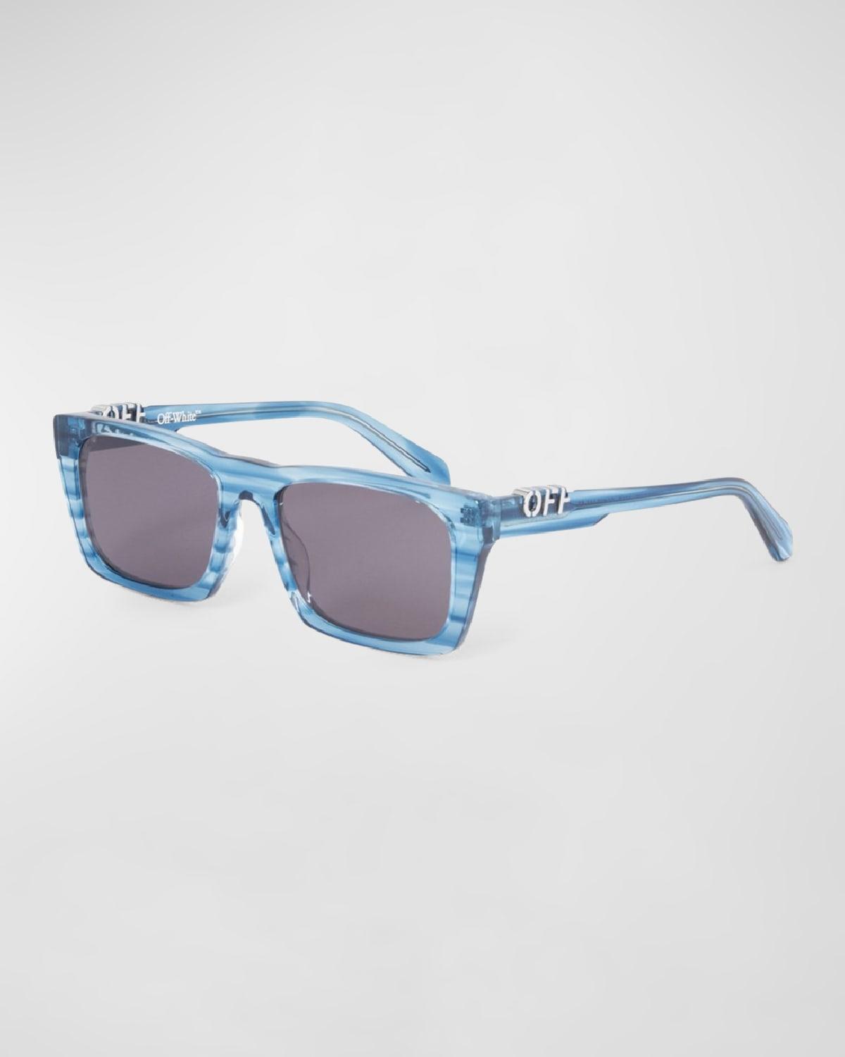 Mens Albany Acetate Rectangle Sunglasses Product Image