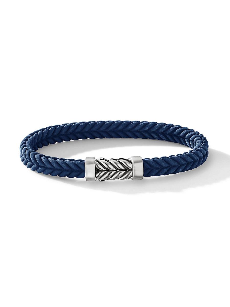 Mens Chevron Rubber Bracelet Product Image