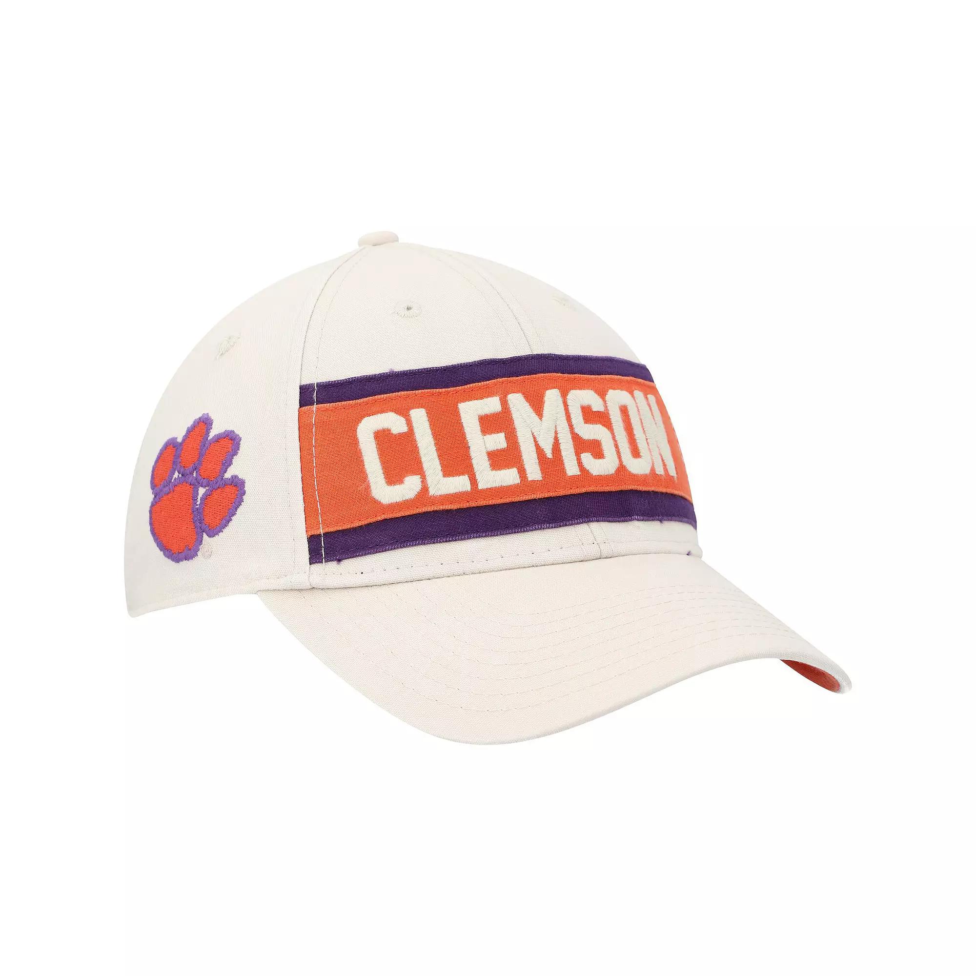 Men's '47 Cream Clemson Tigers Crossroad MVP Adjustable Hat, Beige Product Image