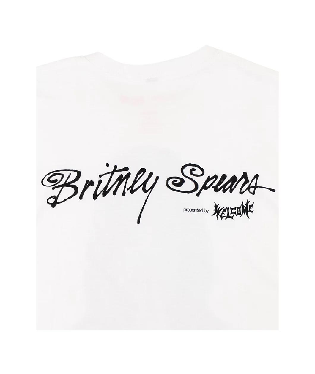 Welcome x Britney Spears Believe White T-Shirt Product Image