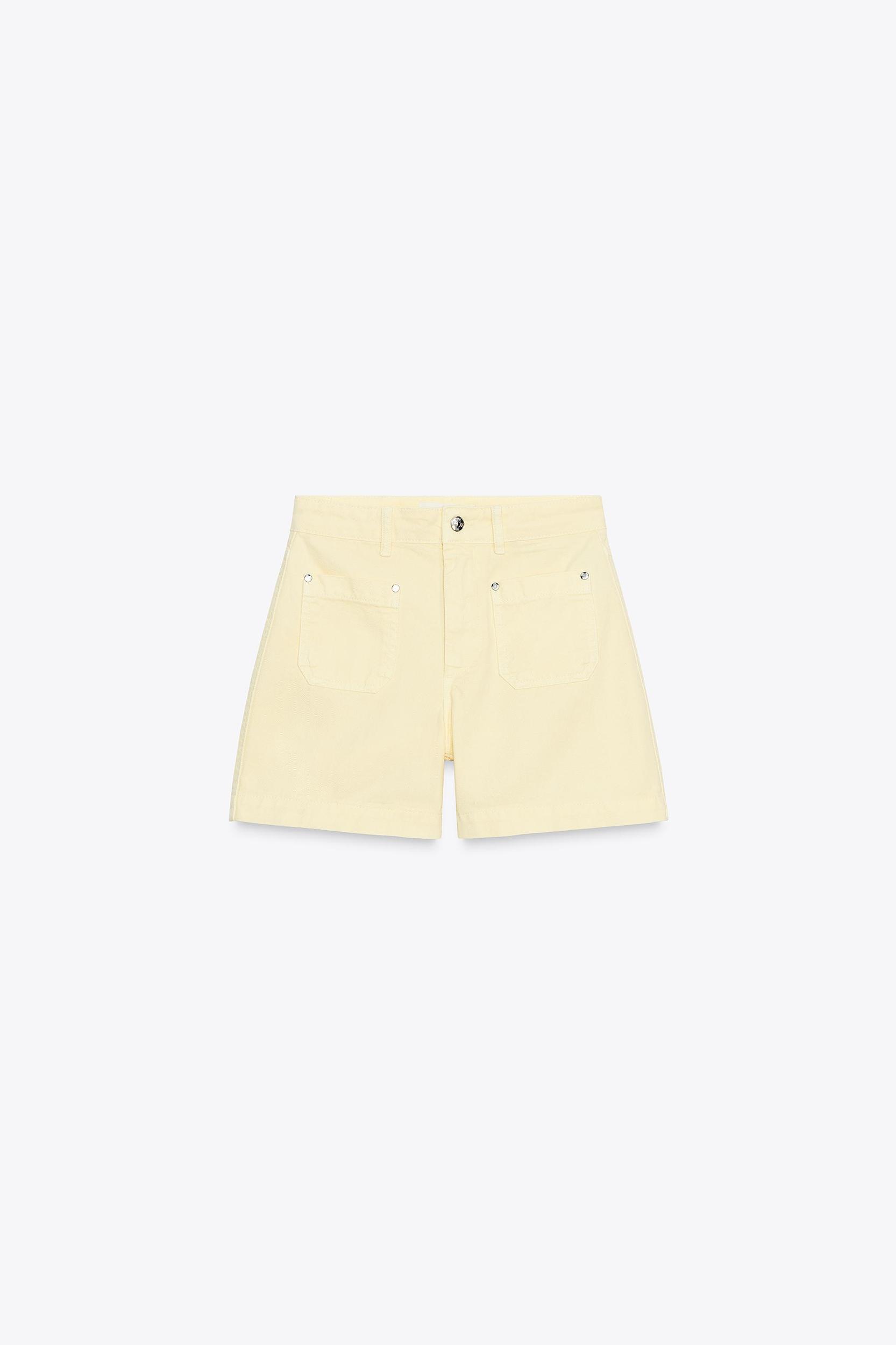 Z1975 HIGH-WAISTED SHORTS WITH PATCH POCKETS Product Image