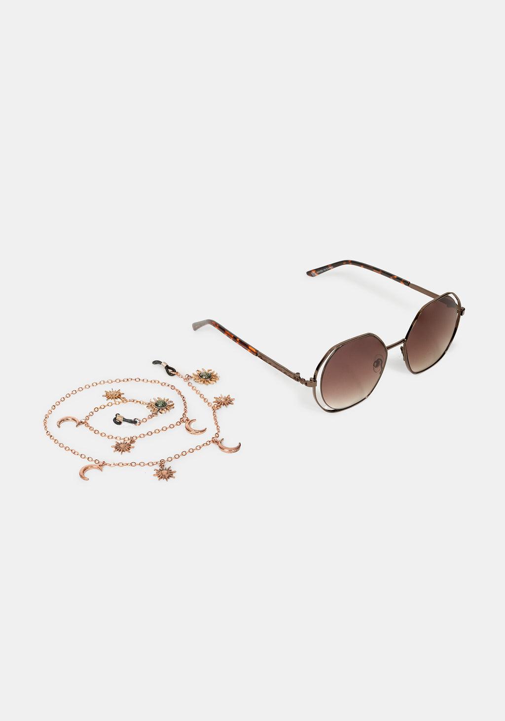 Vega Celestial Sunglasses with Chain Product Image