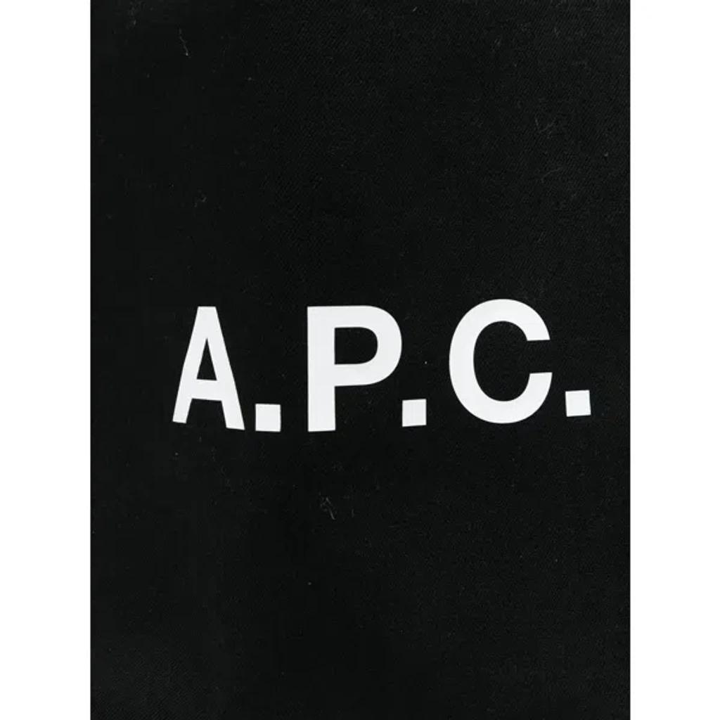 APC A.p.c. Black Canvas Ninon Shopping Bag Product Image