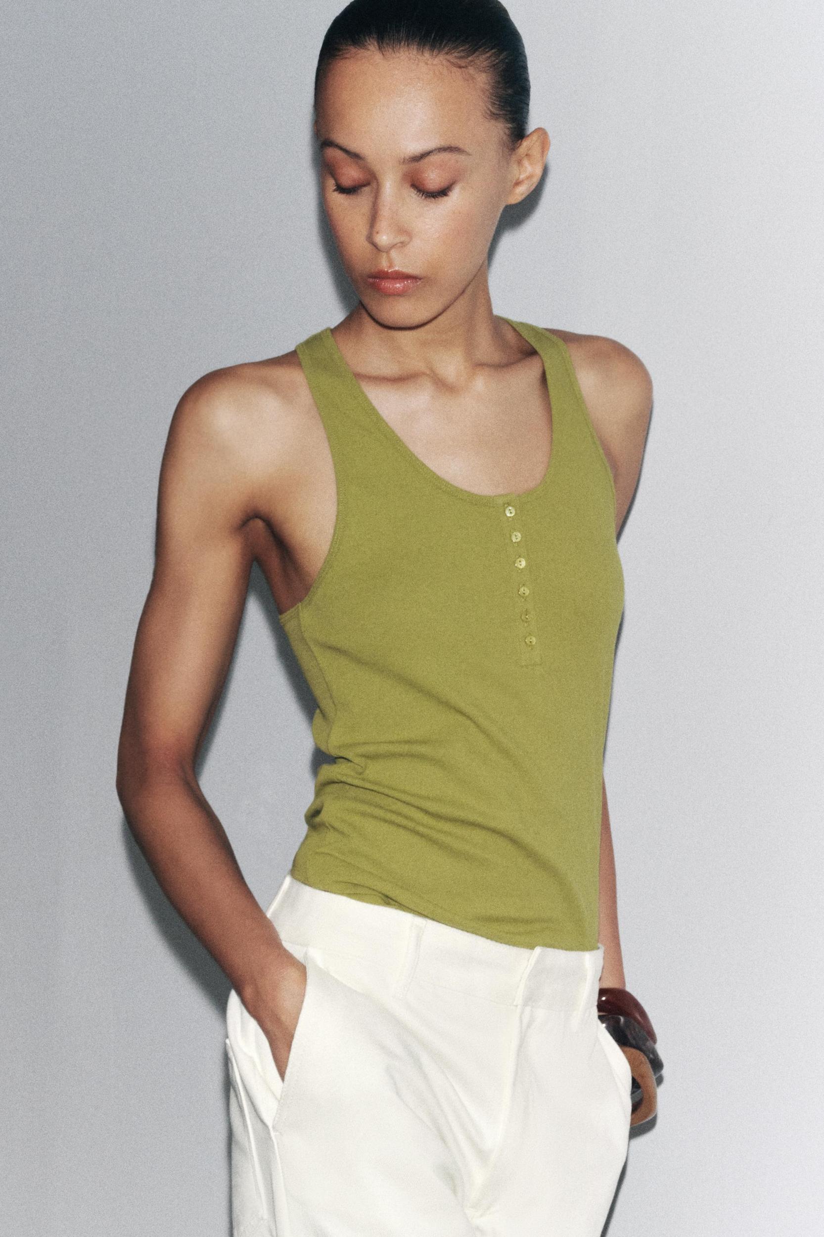 COTTON BUTTON TOP Product Image