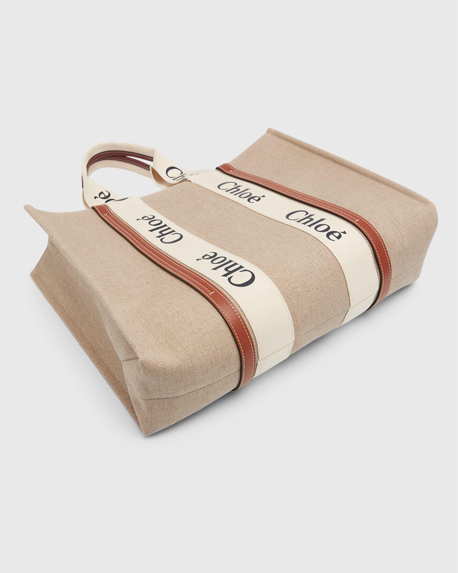 Woody Large Tote Bag in Linen Product Image