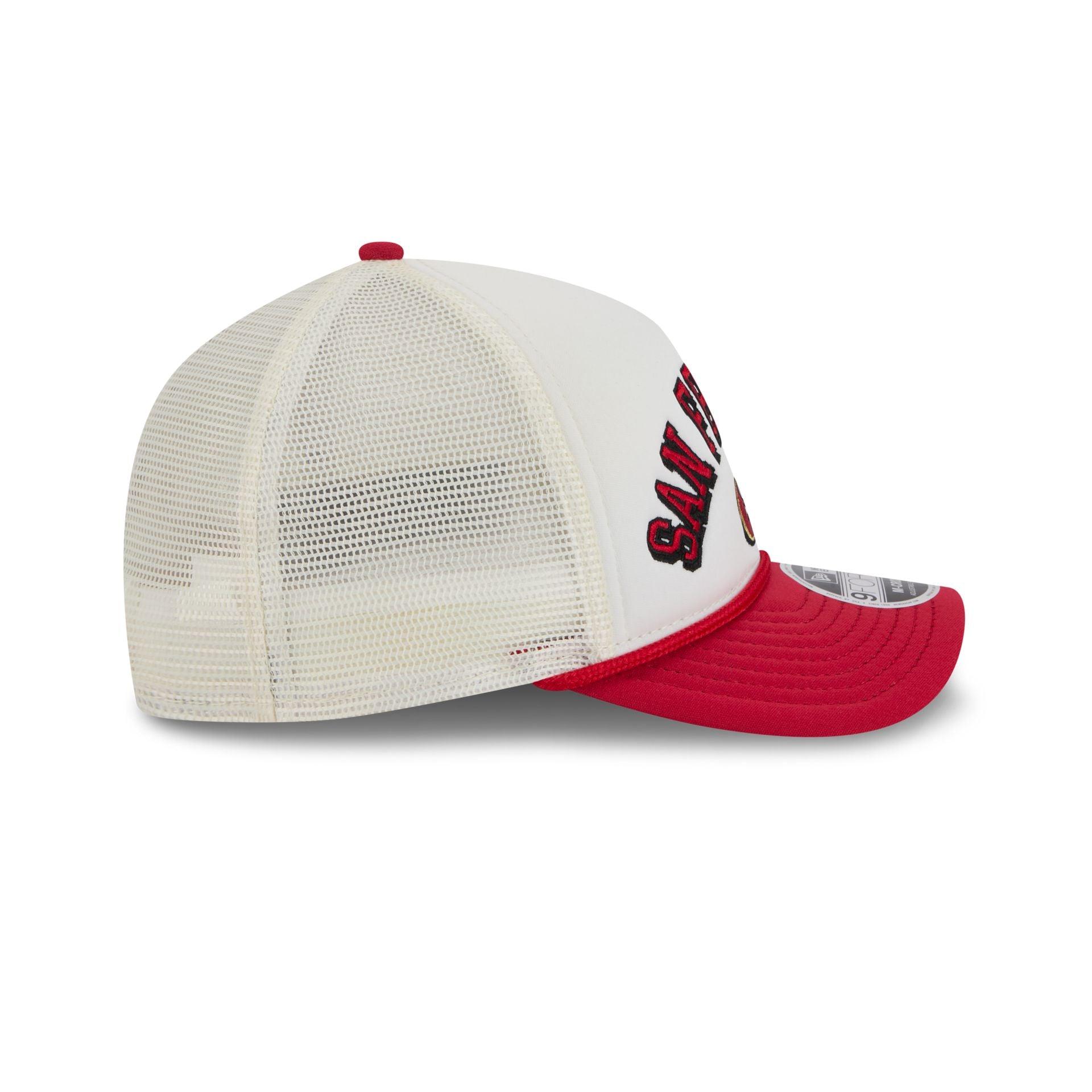 San Francisco 49ers Chrome Arch 9FORTY M-Crown A-Frame Trucker Hat Male Product Image