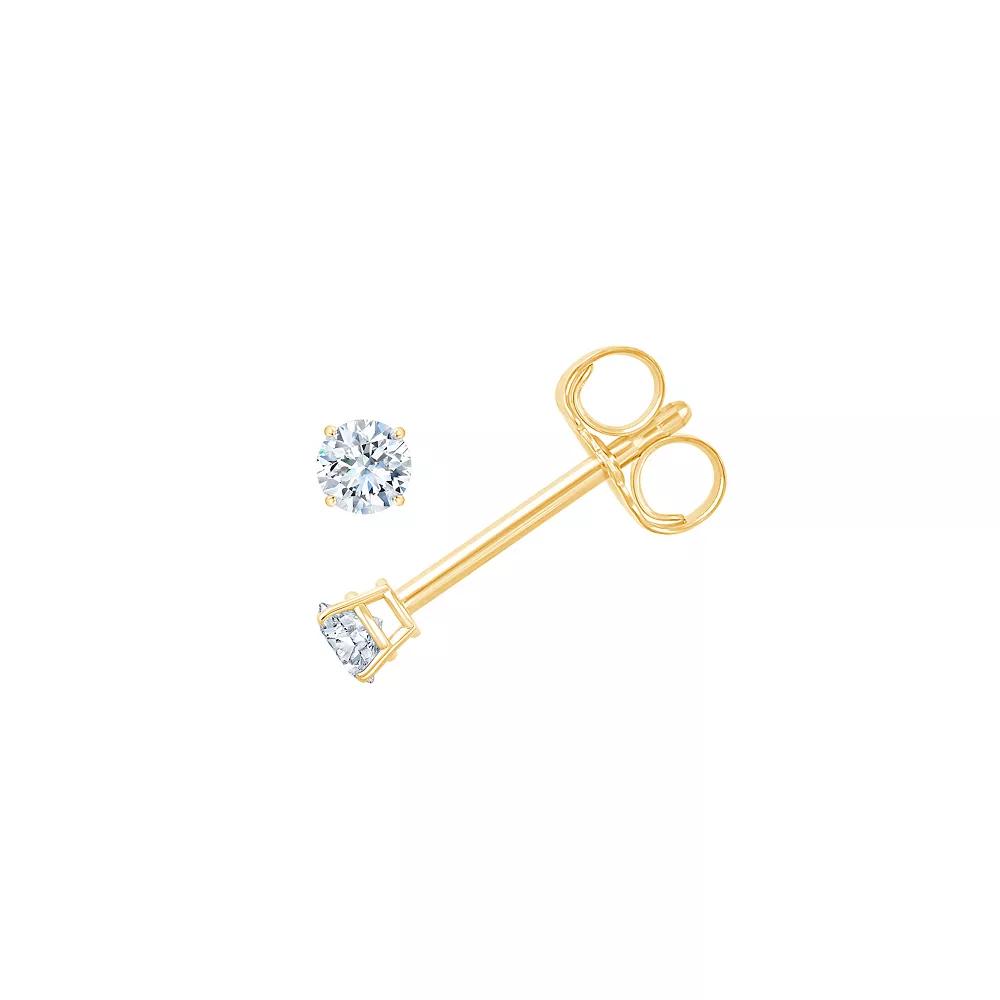 Gold Initial Studs Product Image