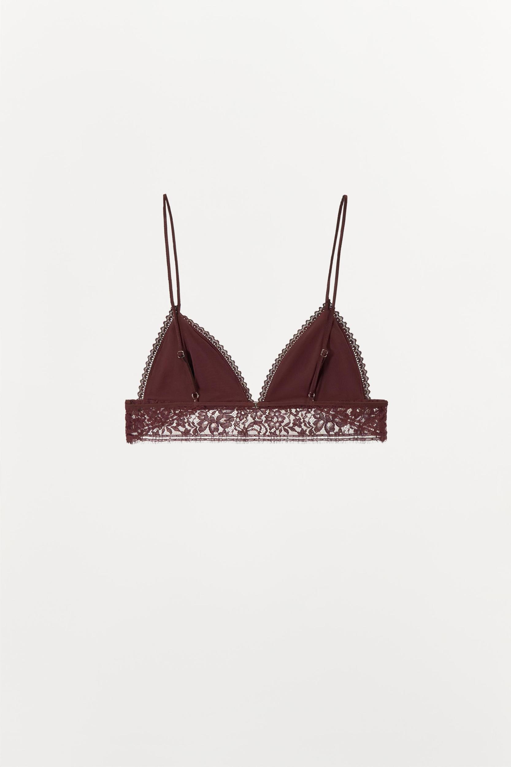 100% SUEDE LACE BRA Product Image
