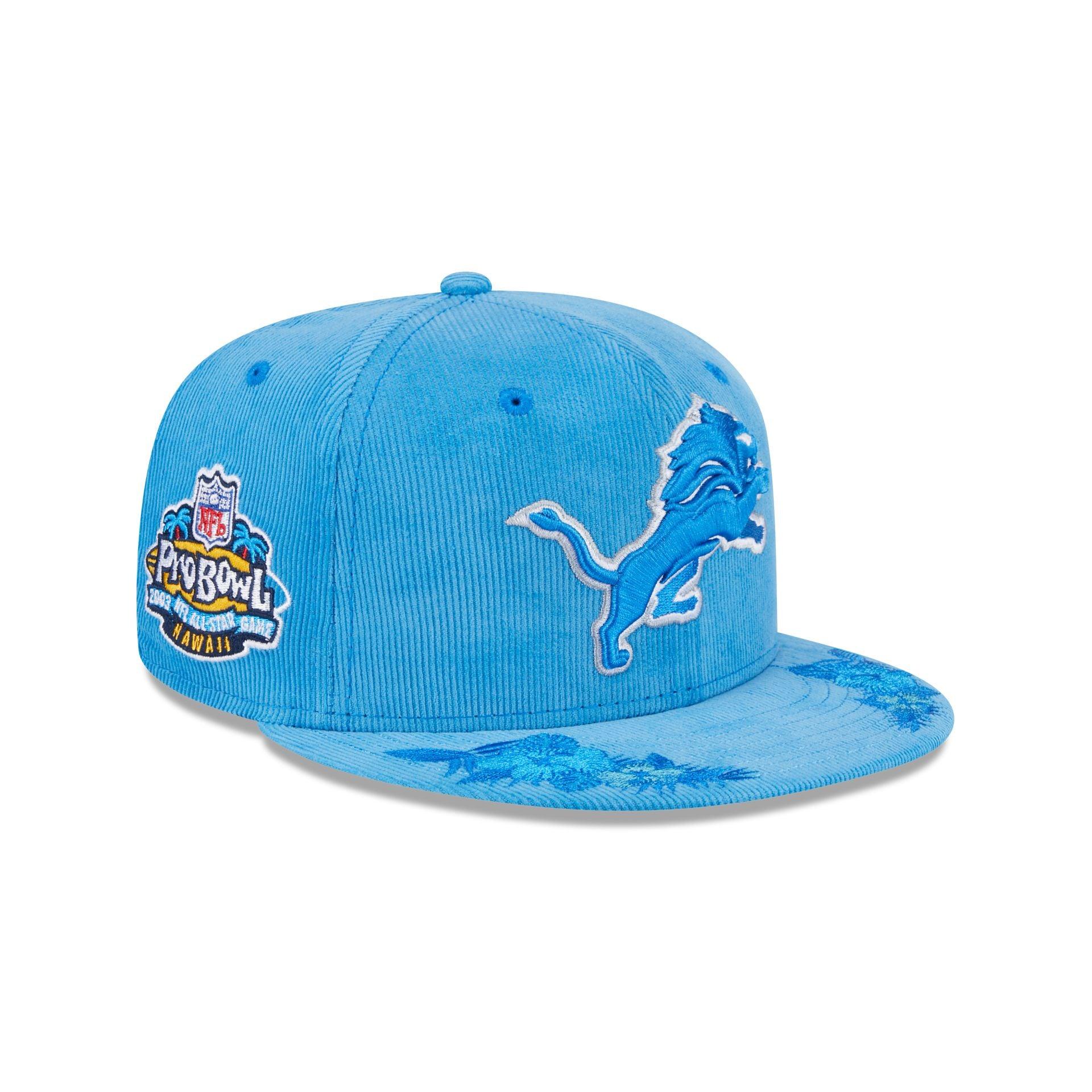 Just Caps Floral Corduroy Detroit Lions 59FIFTY Fitted Hat Male Product Image