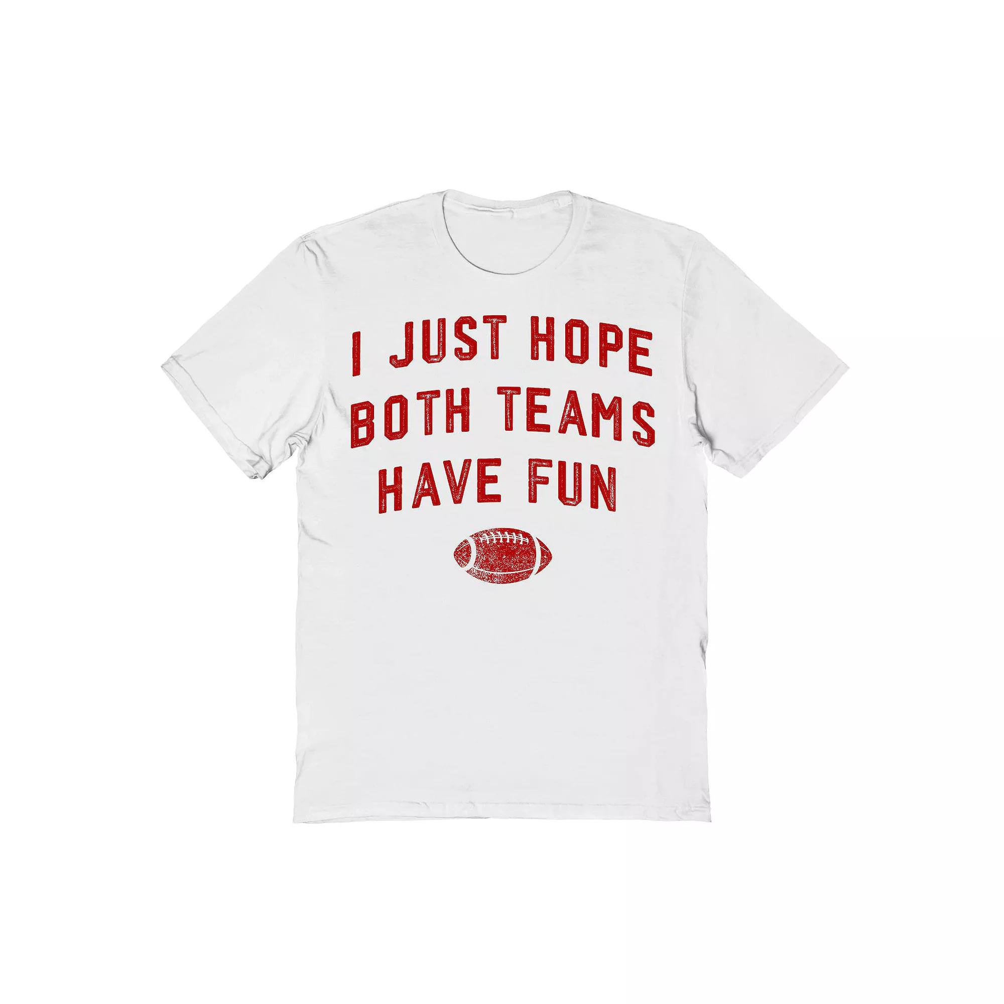 Men's Duke & Sons I Just Hope Both Teams Graphic Tee, Adult Unisex,  Product Image