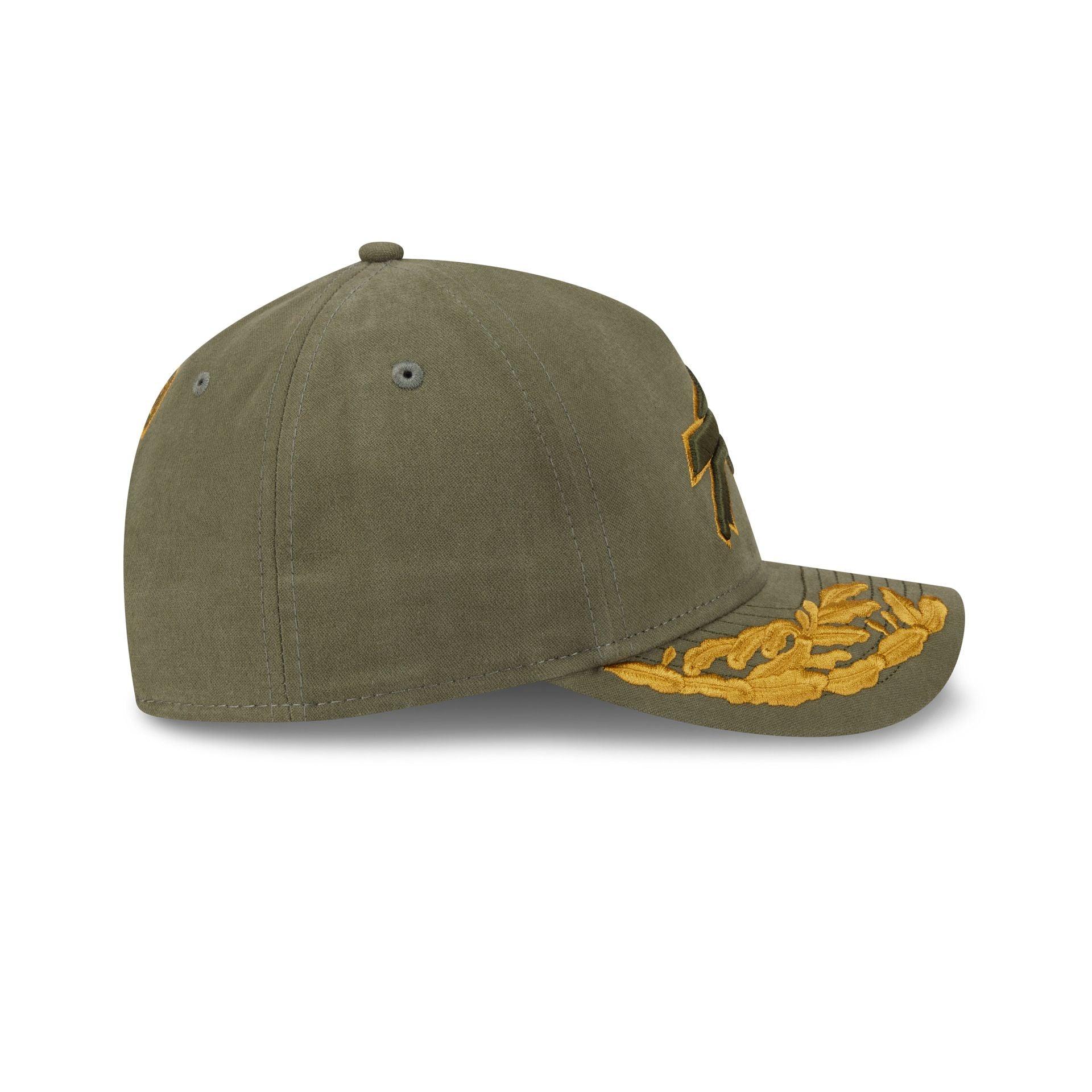 Alpha Industries x Buffalo Bills Olive Green 9FORTY M-Crown A-Frame Snapback Hat Male Product Image