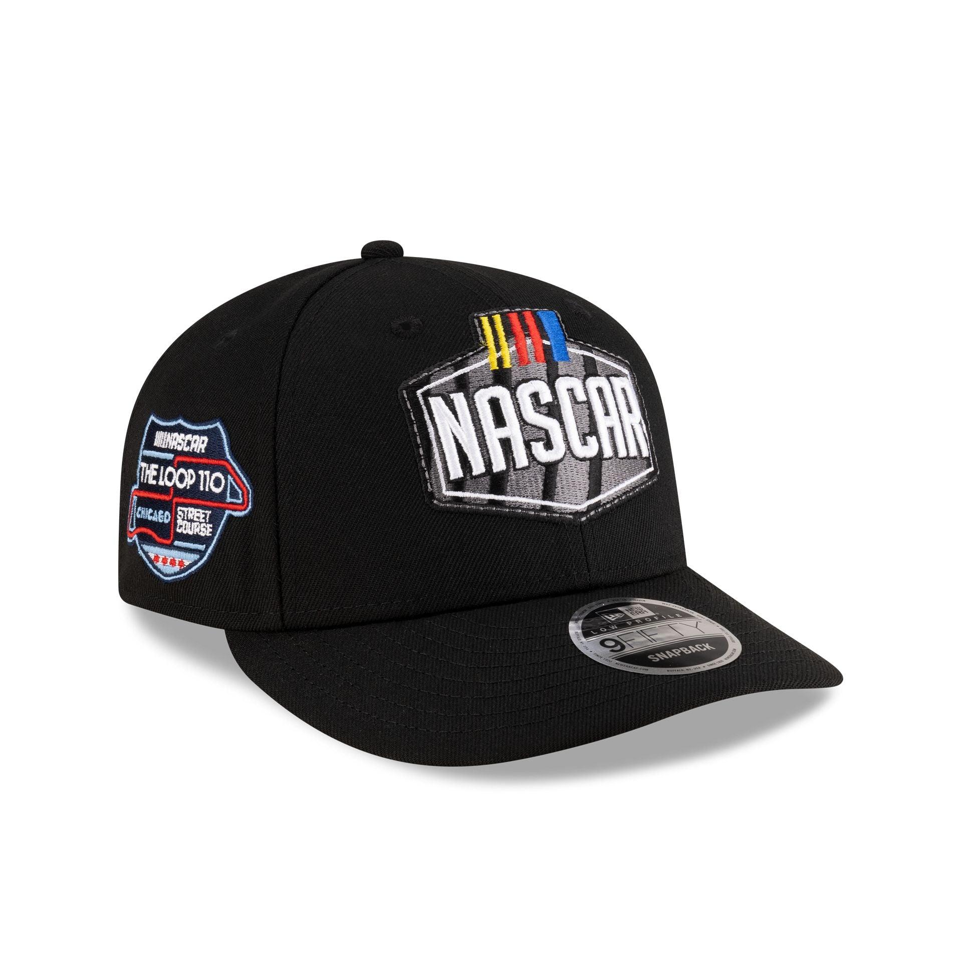 NASCAR Chicago Street Race Black Low Profile 9FIFTY Snapback Hat Male Product Image