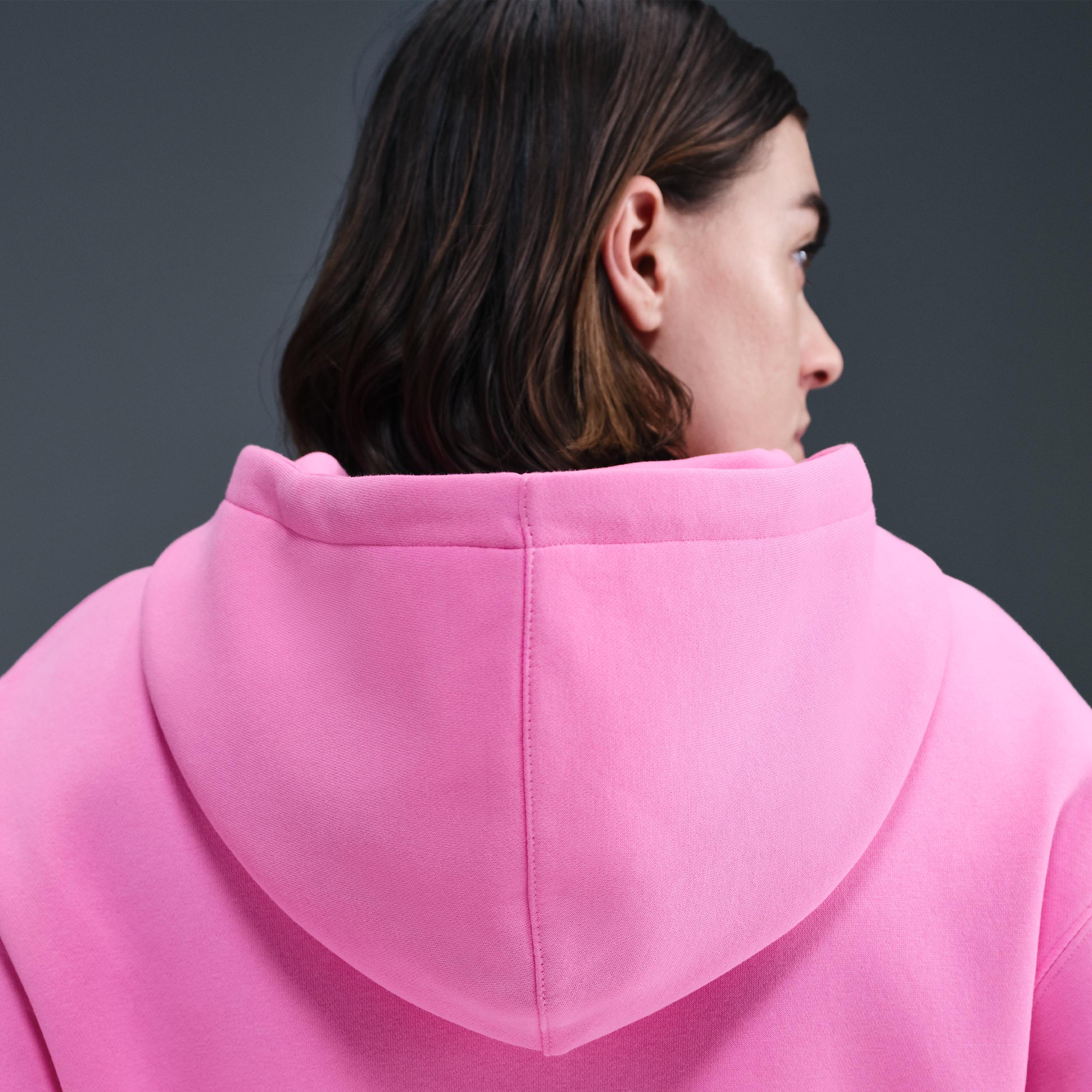 Womens Nike Sportswear Phoenix Fleece Loose Full-Zip Cropped Hoodie | HV2426-675 Product Image