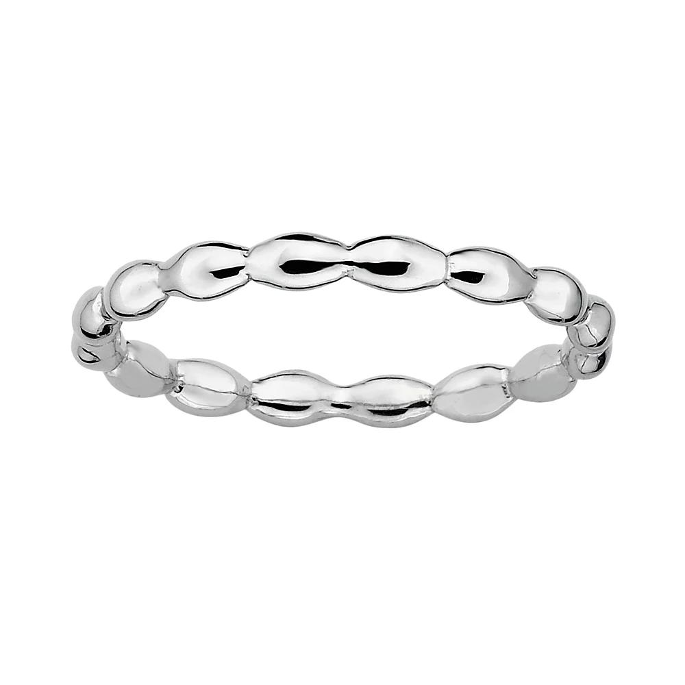 Stacks & Stones Sterling Silver Rice Stack Ring, Women's, Size: 9 Product Image