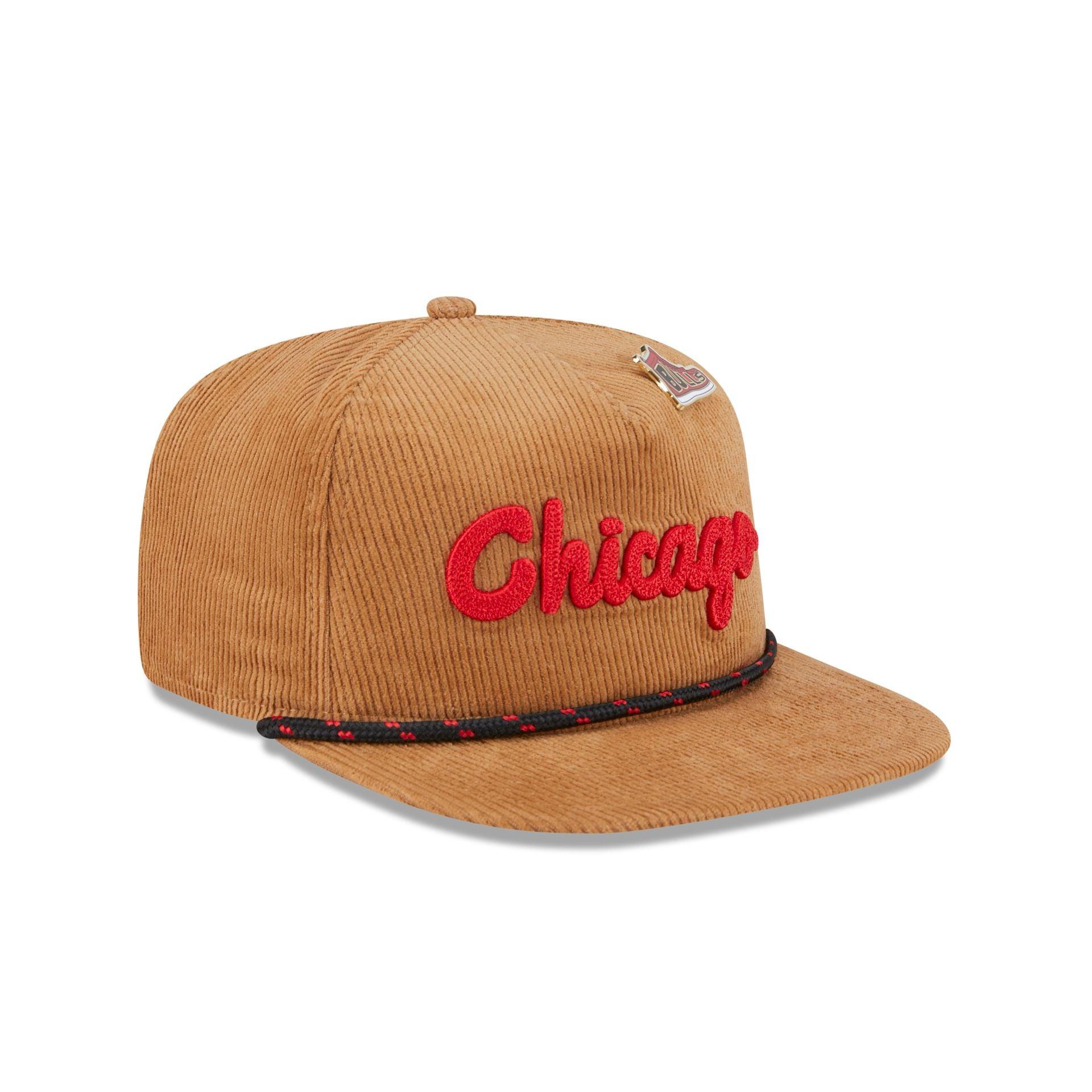 Chicago Bulls 2025 All-Star Game Fan Pack Corduroy Golfer Hat Male Product Image
