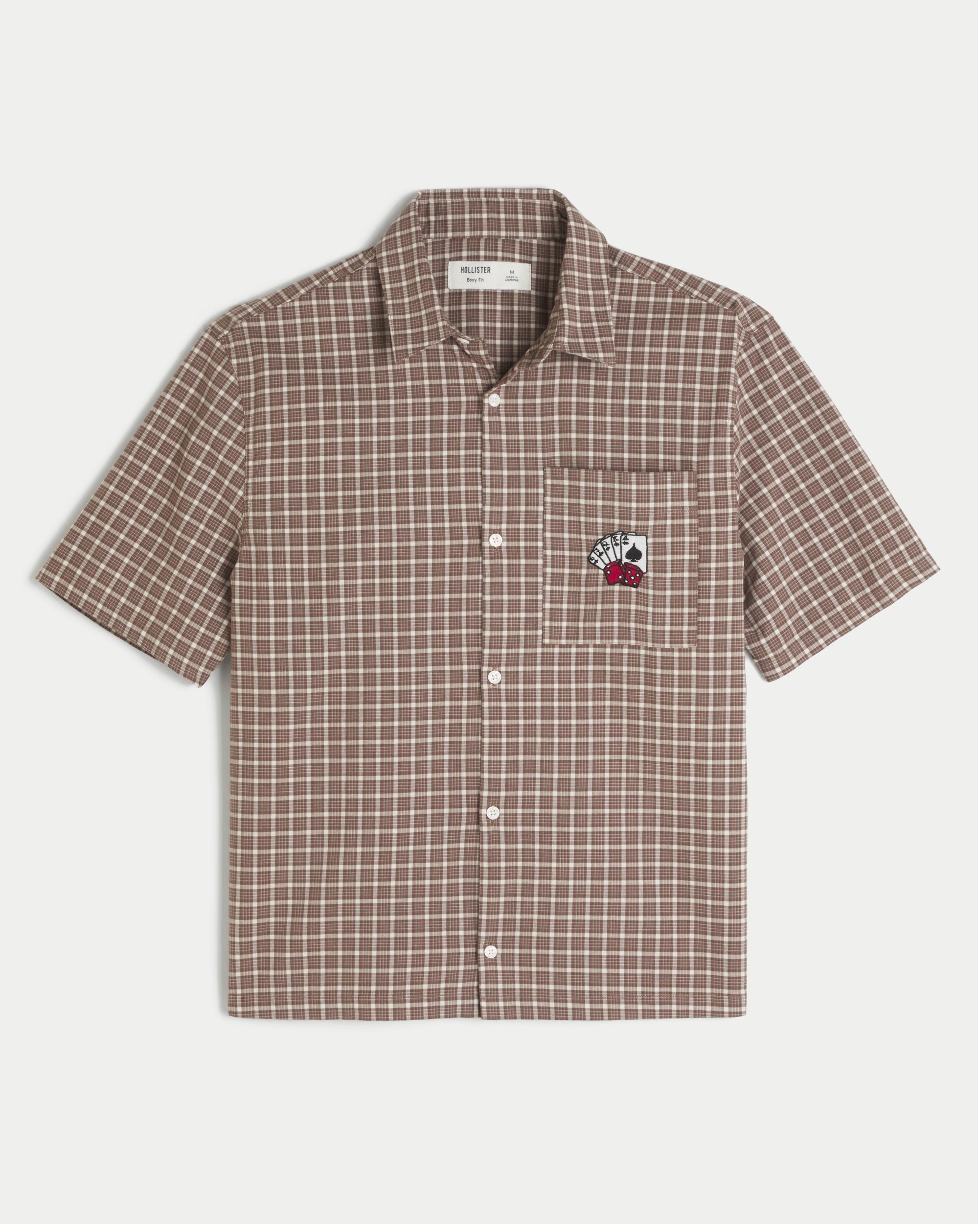 Boxy Short-Sleeve Shirt Product Image