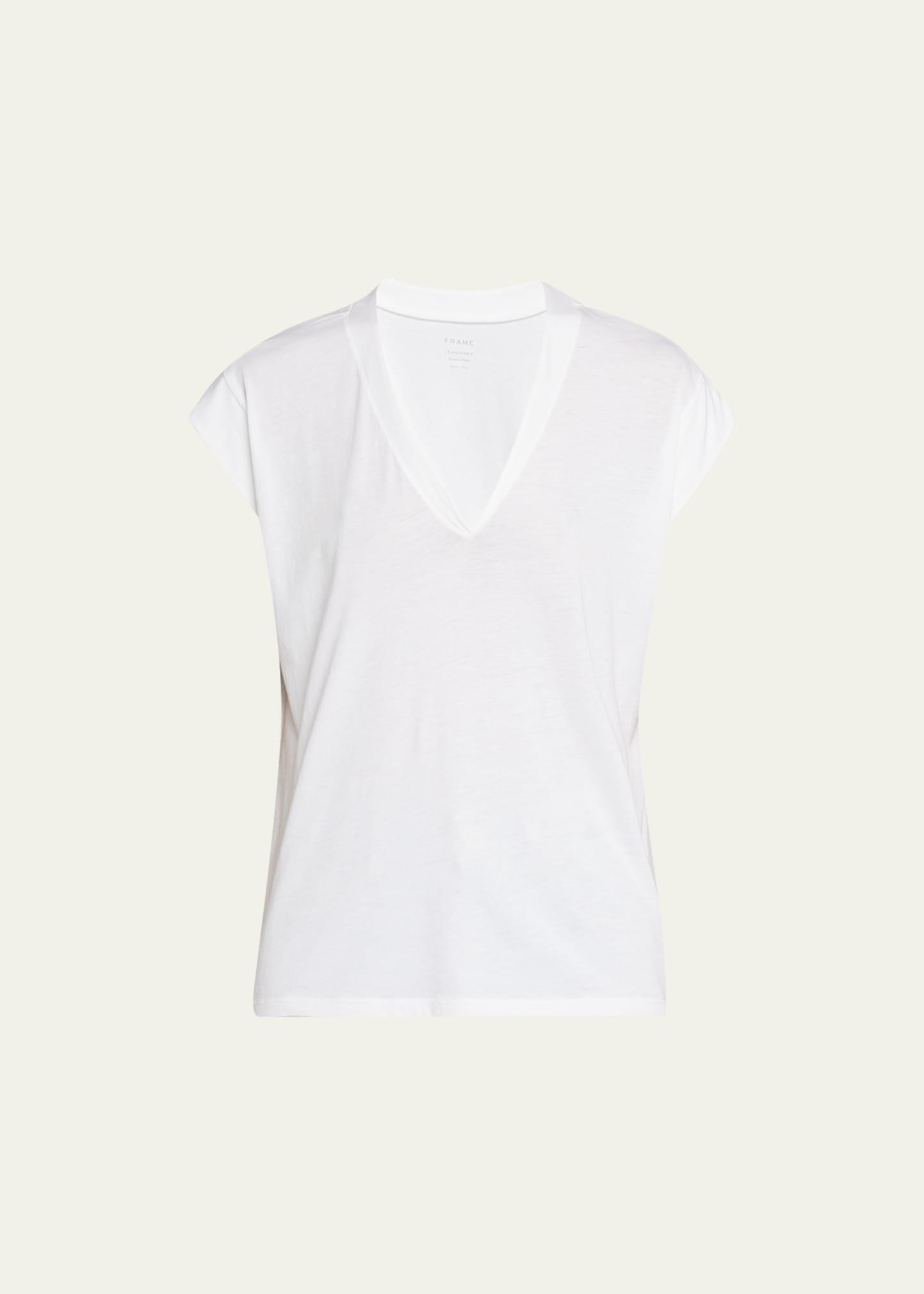 Womens Le Mid Rise V-Neck Tee Product Image
