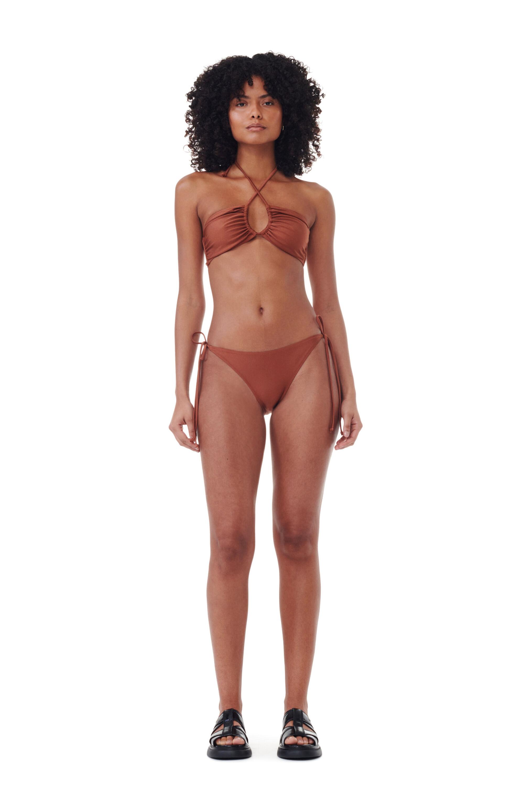Brown String Bikini Briefs Product Image
