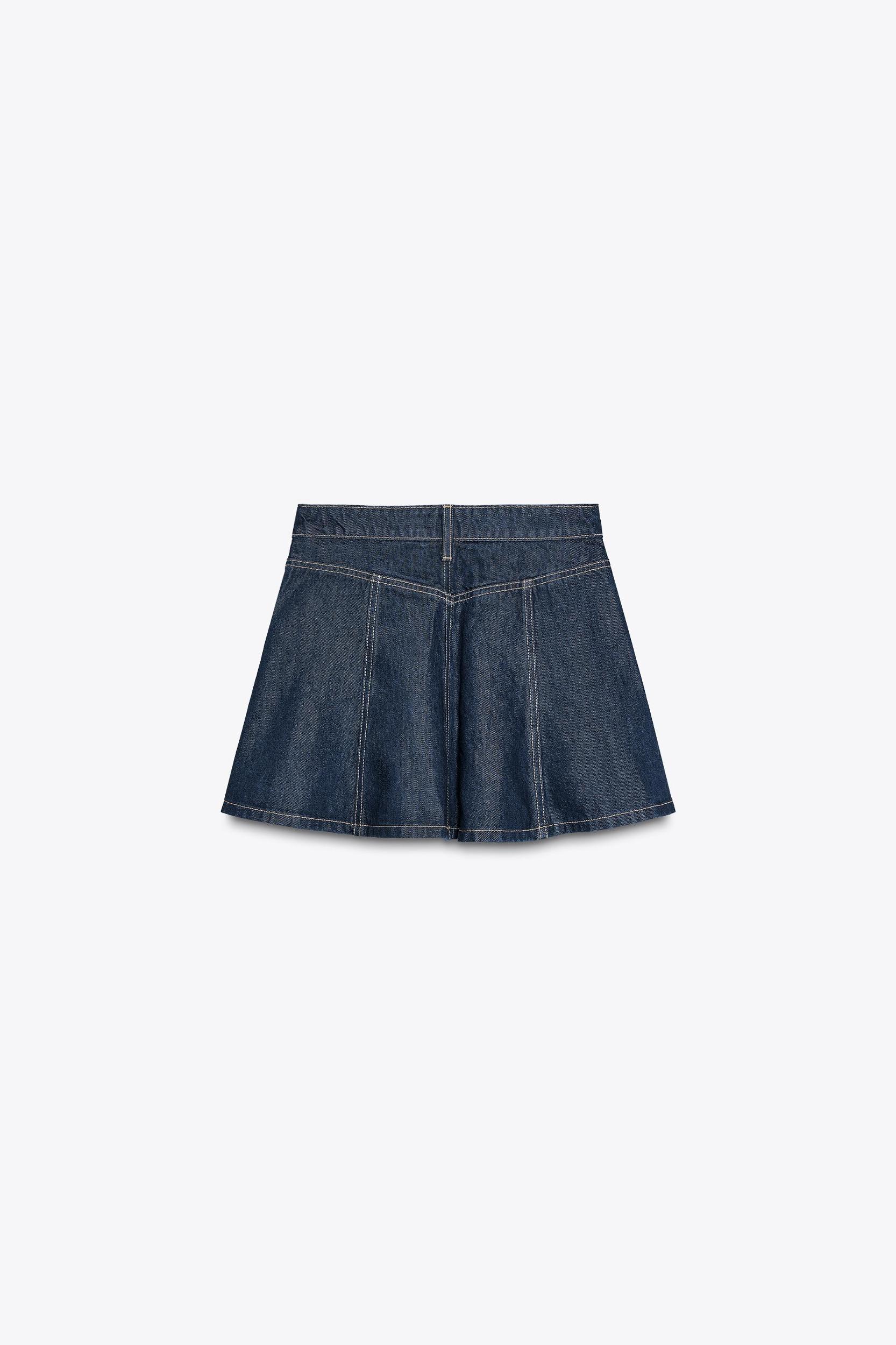 TRF DENIM MINI SKIRT Product Image