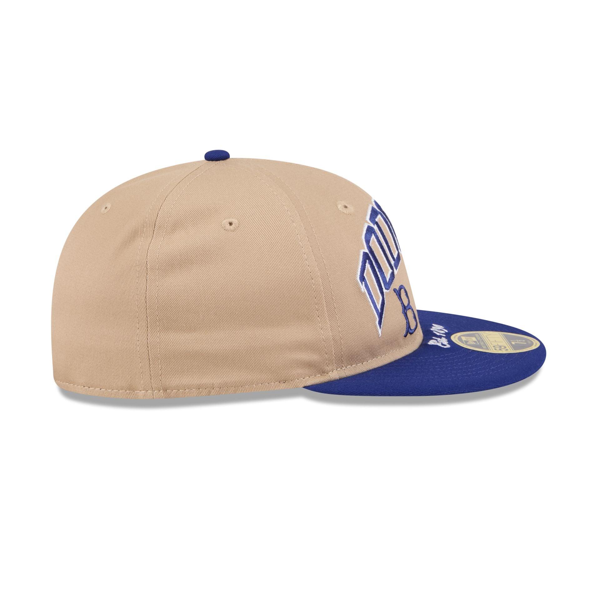 Brooklyn Dodgers Camel Retro Crown 59FIFTY Fitted Hat Male Product Image