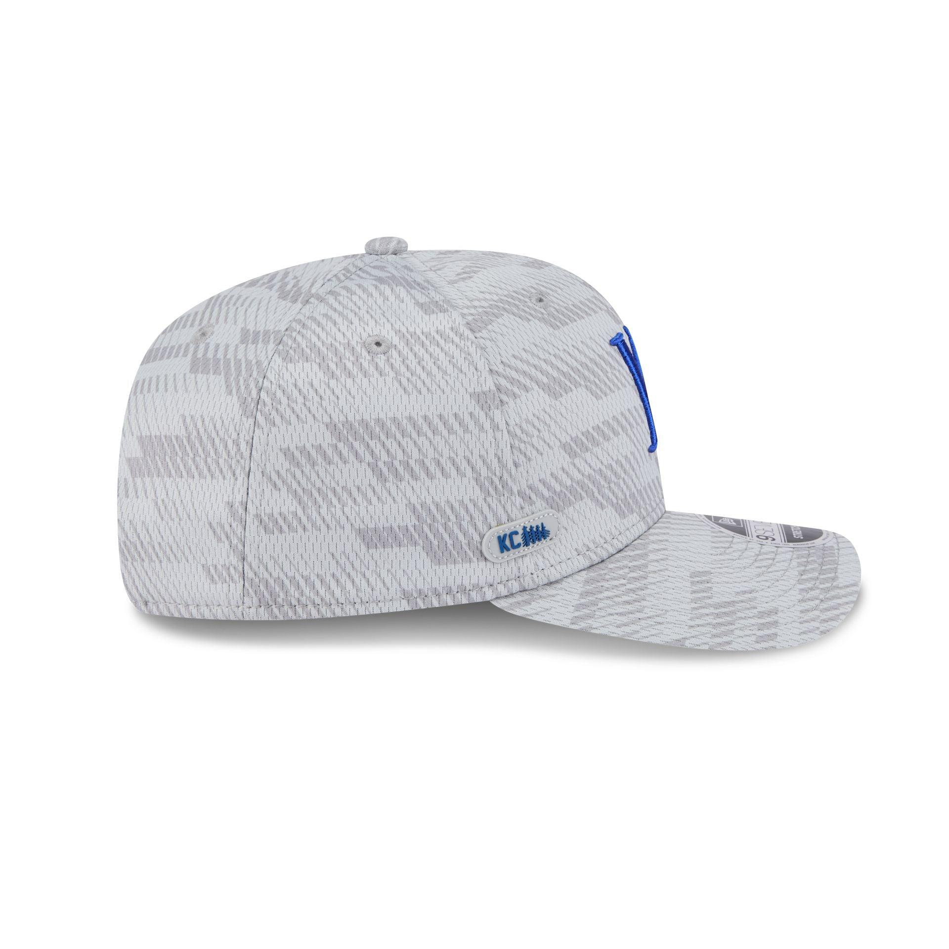 Kansas City Royals 2025 Clubhouse Gray 9SEVENTY Stretch-Snap Hat Male Product Image